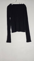 Chandail côtelé en coton bio à manches longues | H&M | 10-12A