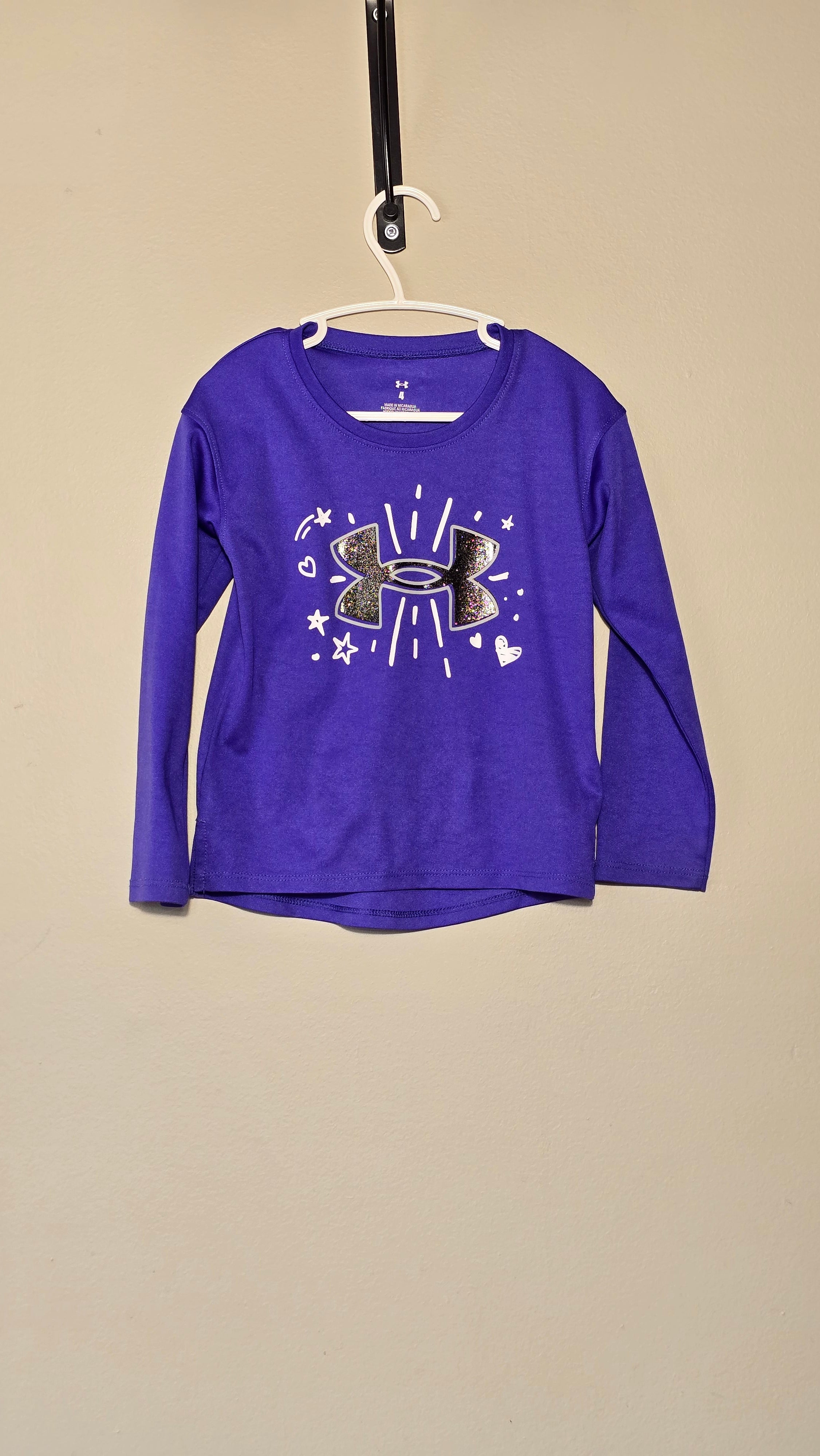 Chandail dry-fit à manches longues | Hurley | 4T *Logo scintillant