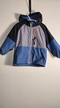 Manteau mi-saison doublé en polar | Perlimpimpin | 2T *Nom écrit sur l'étiquette