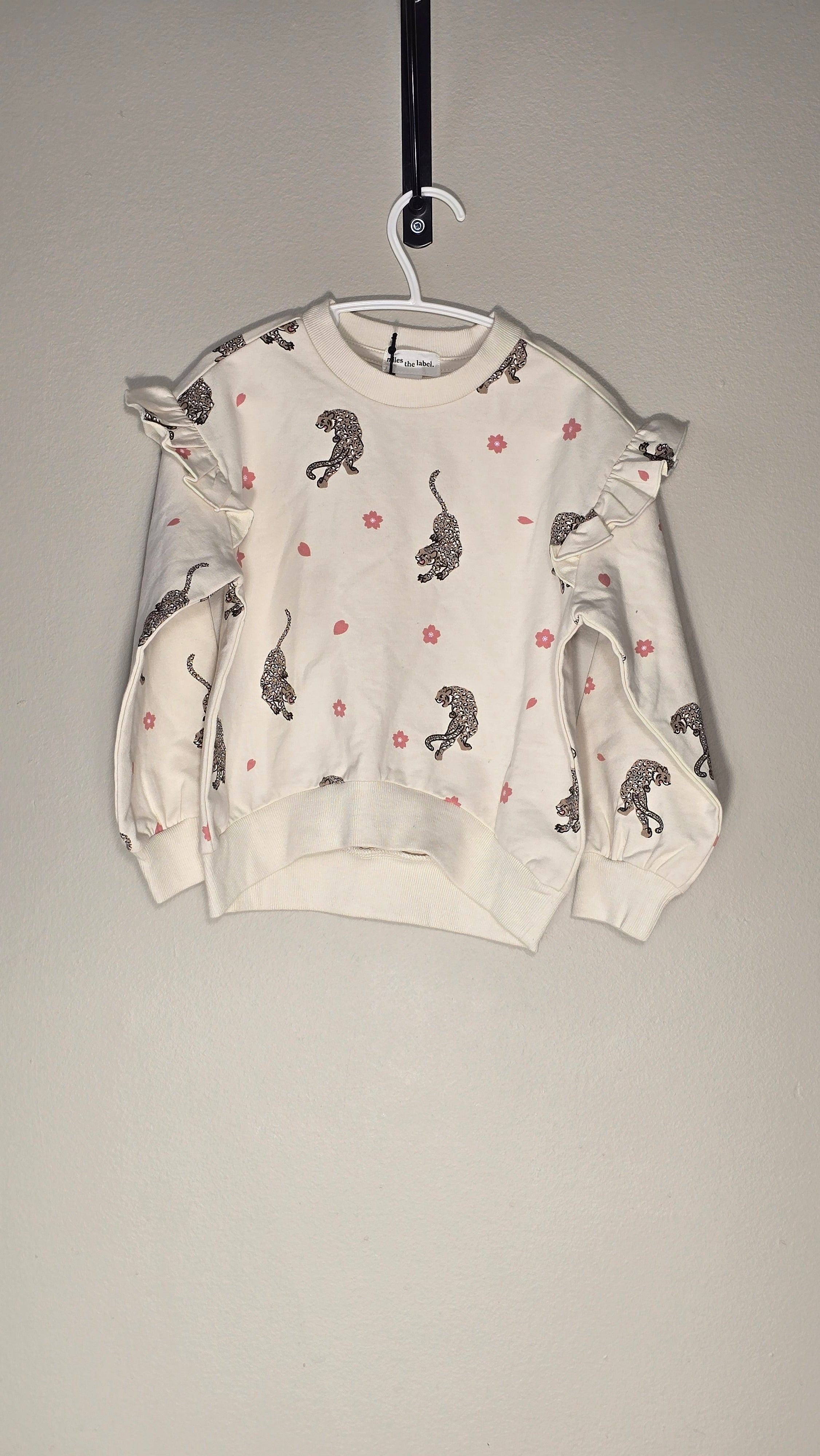 Crewneck léopards | Miles the label | 2T *Neuf, valeur 44$+tx