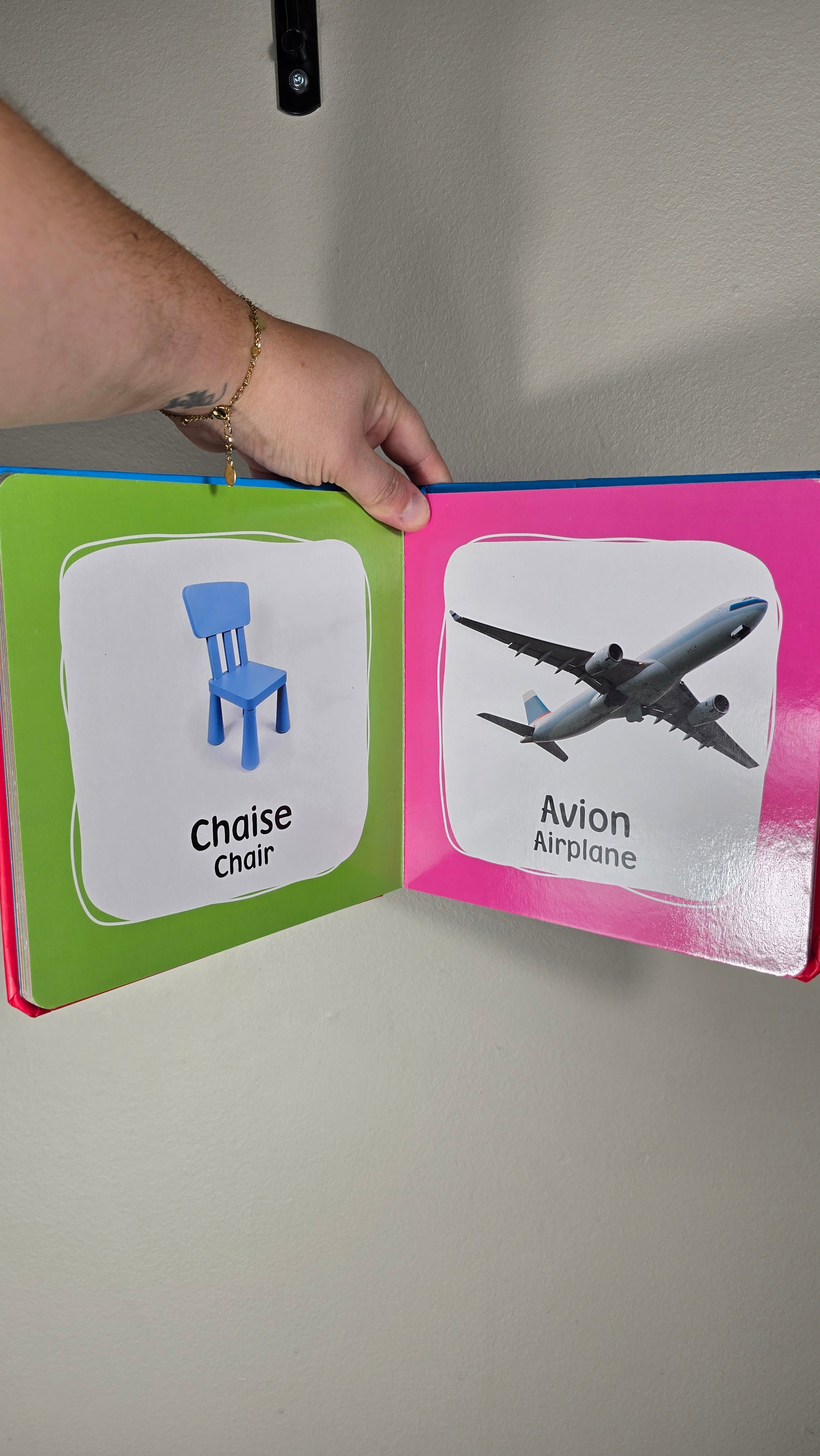 Livre Mes premiers mots - transport - Bilingue