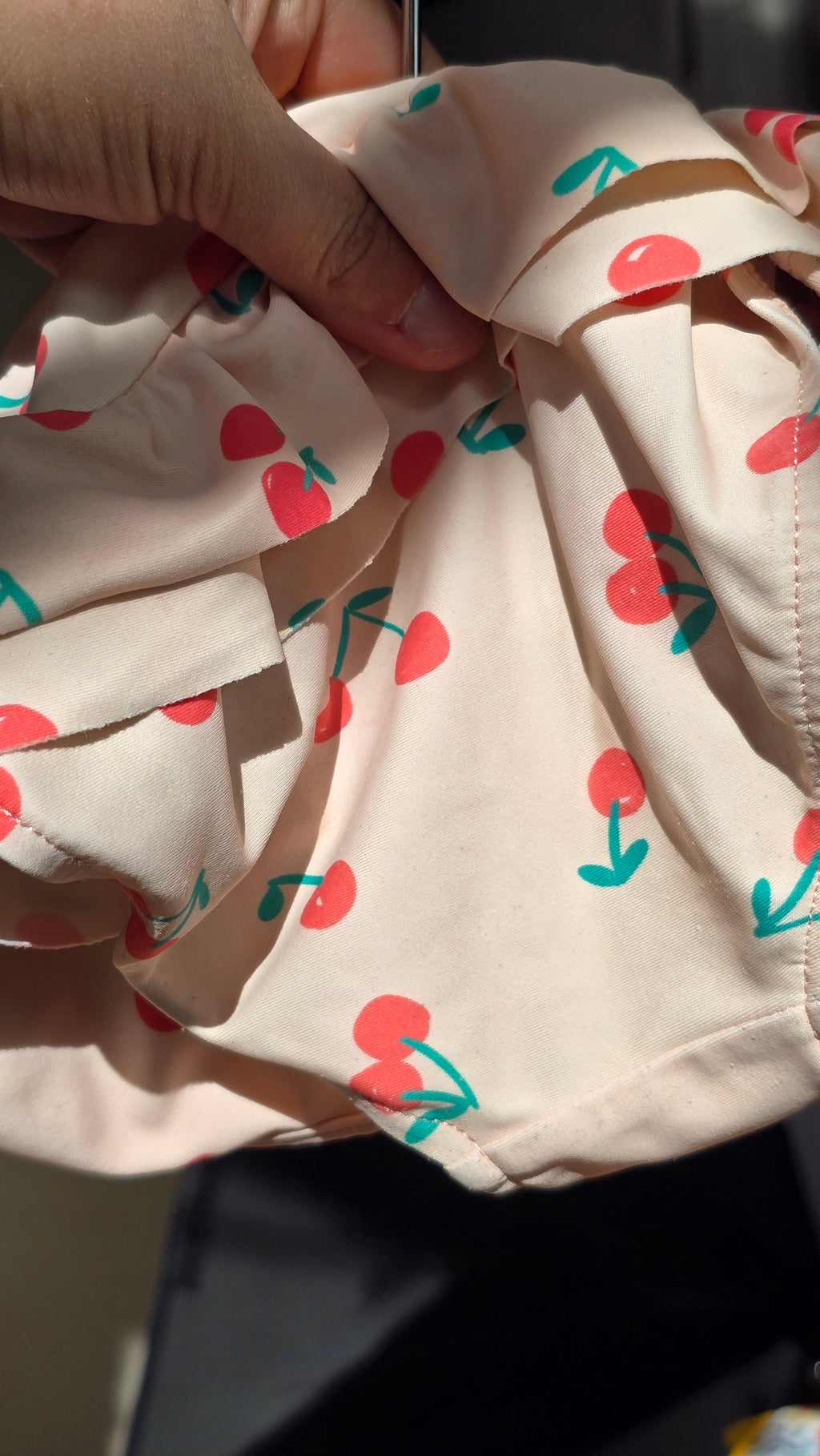 Cherry swimsuit | Zara | 12-24 months *very slightly imperfect on the bottom