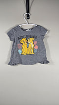 T-shirt Simba et Nala | Disney Baby | 3-6 mois