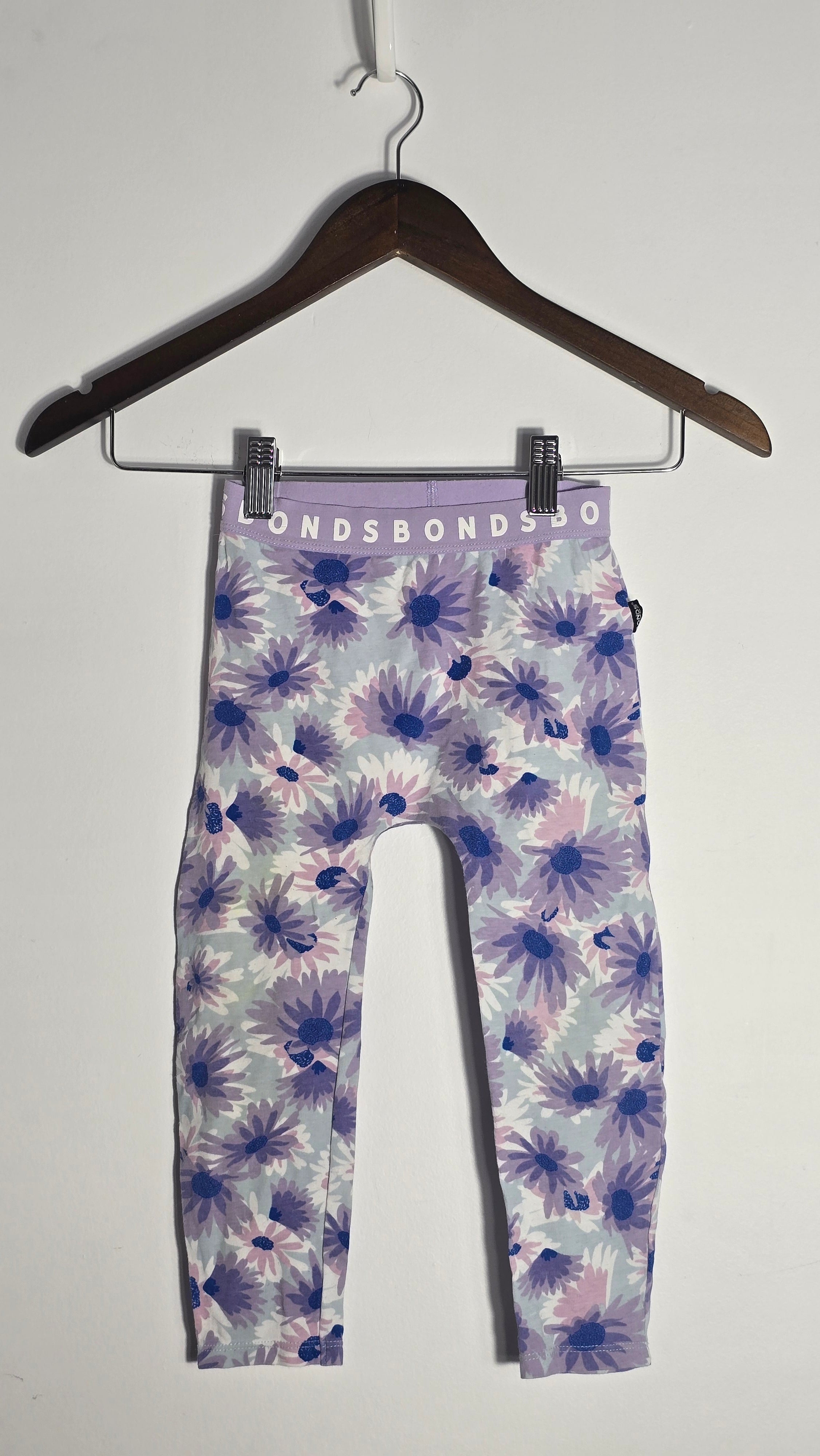 Legging fleuri | Bonds | 3A *Petites taches pâles aux genoux