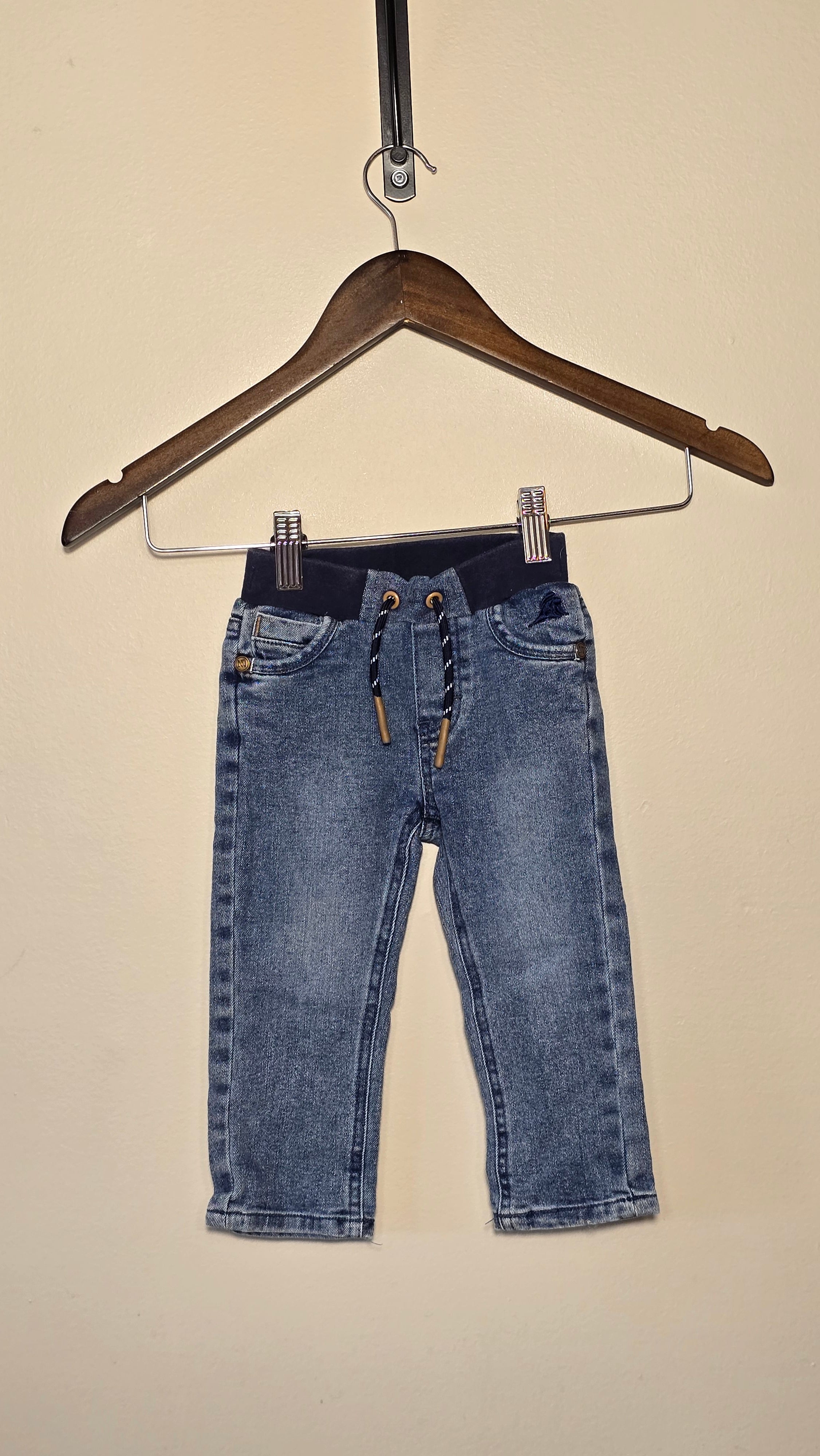 Jeans à taille élastique | Nanö | 12 mois