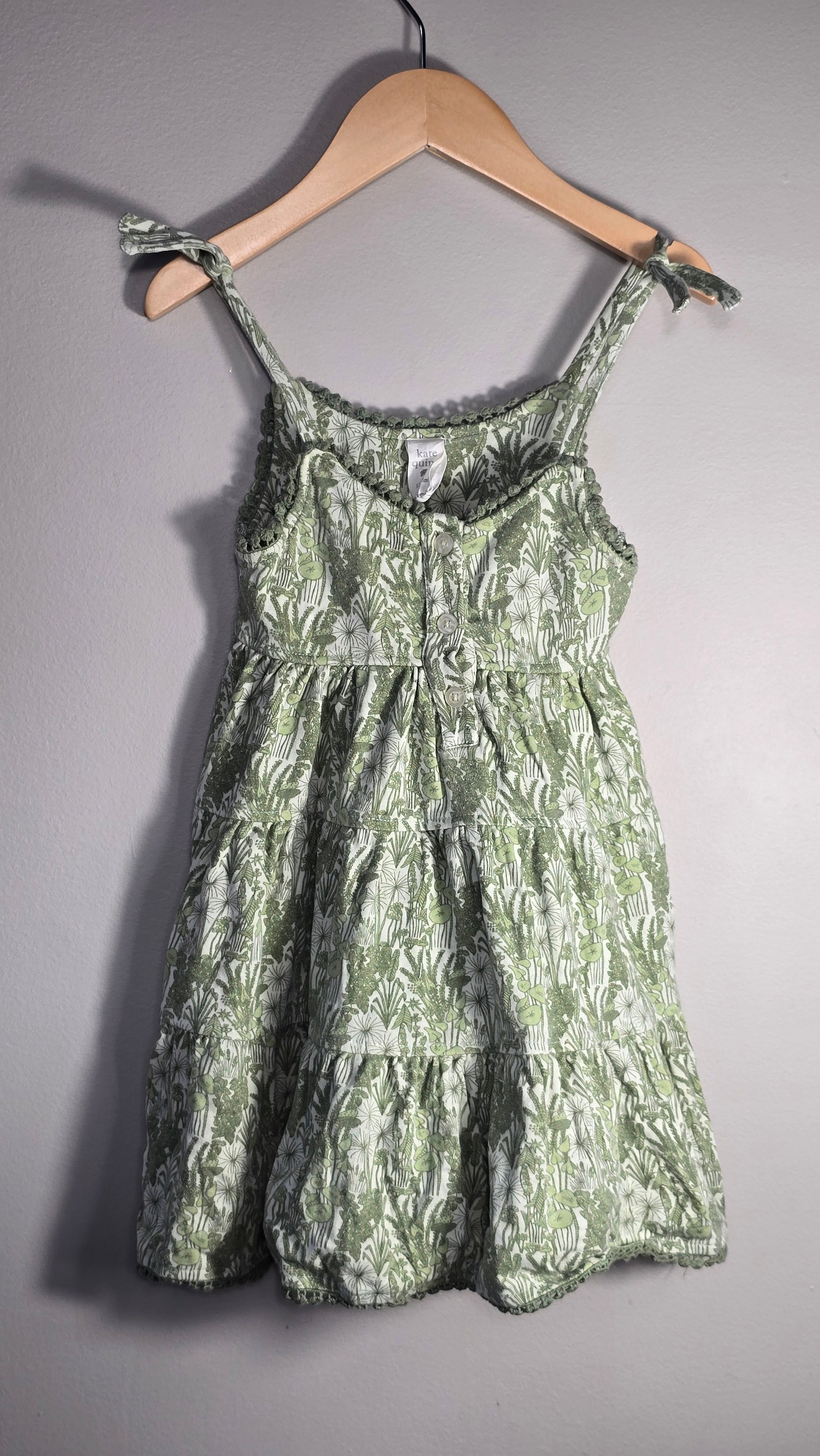 Robe feuillue | Kate Quinn | 12-18 mois *Faite grande