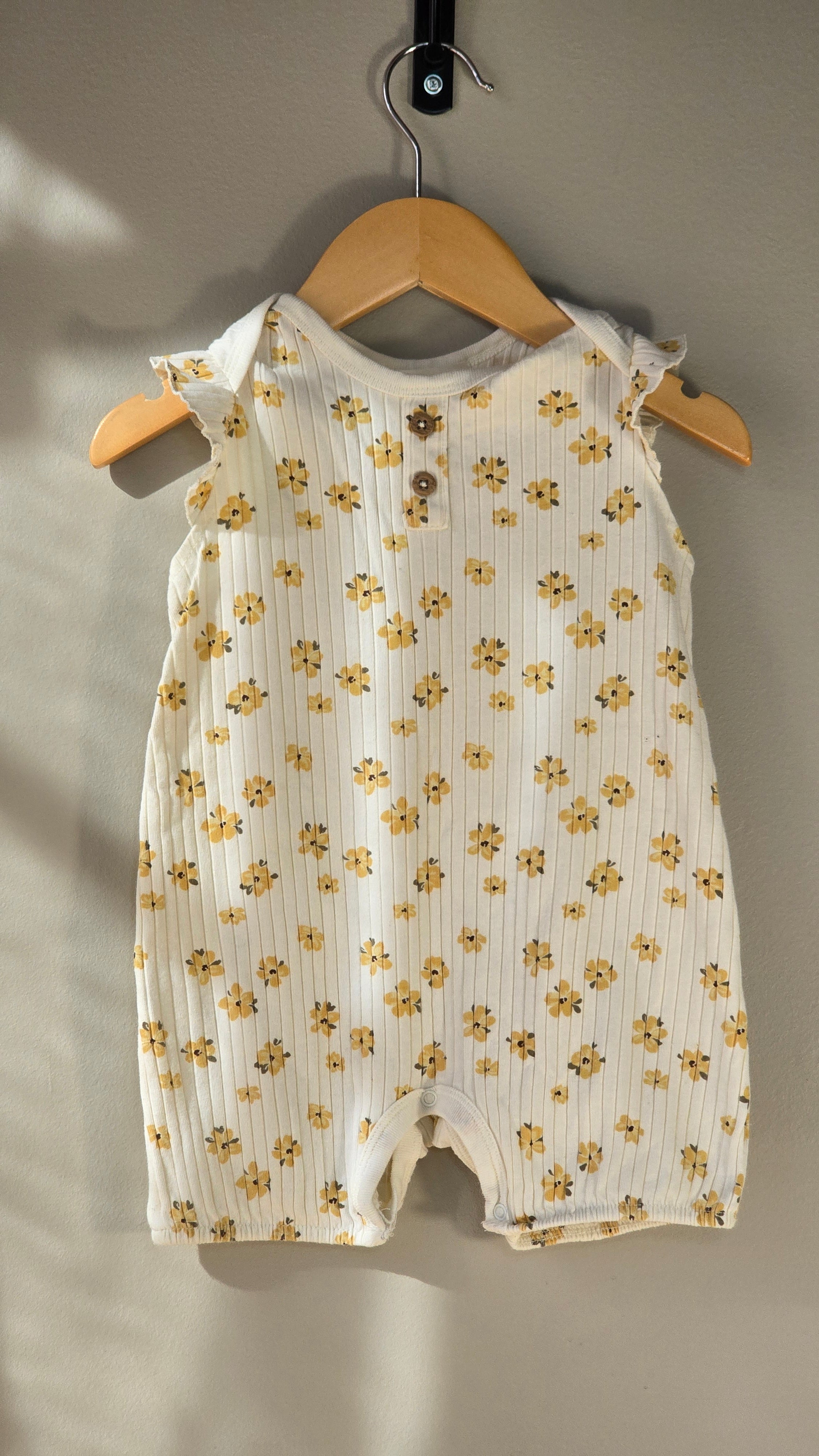 Floral Ribbed Romper | Willow + Whimsy | 24 Months