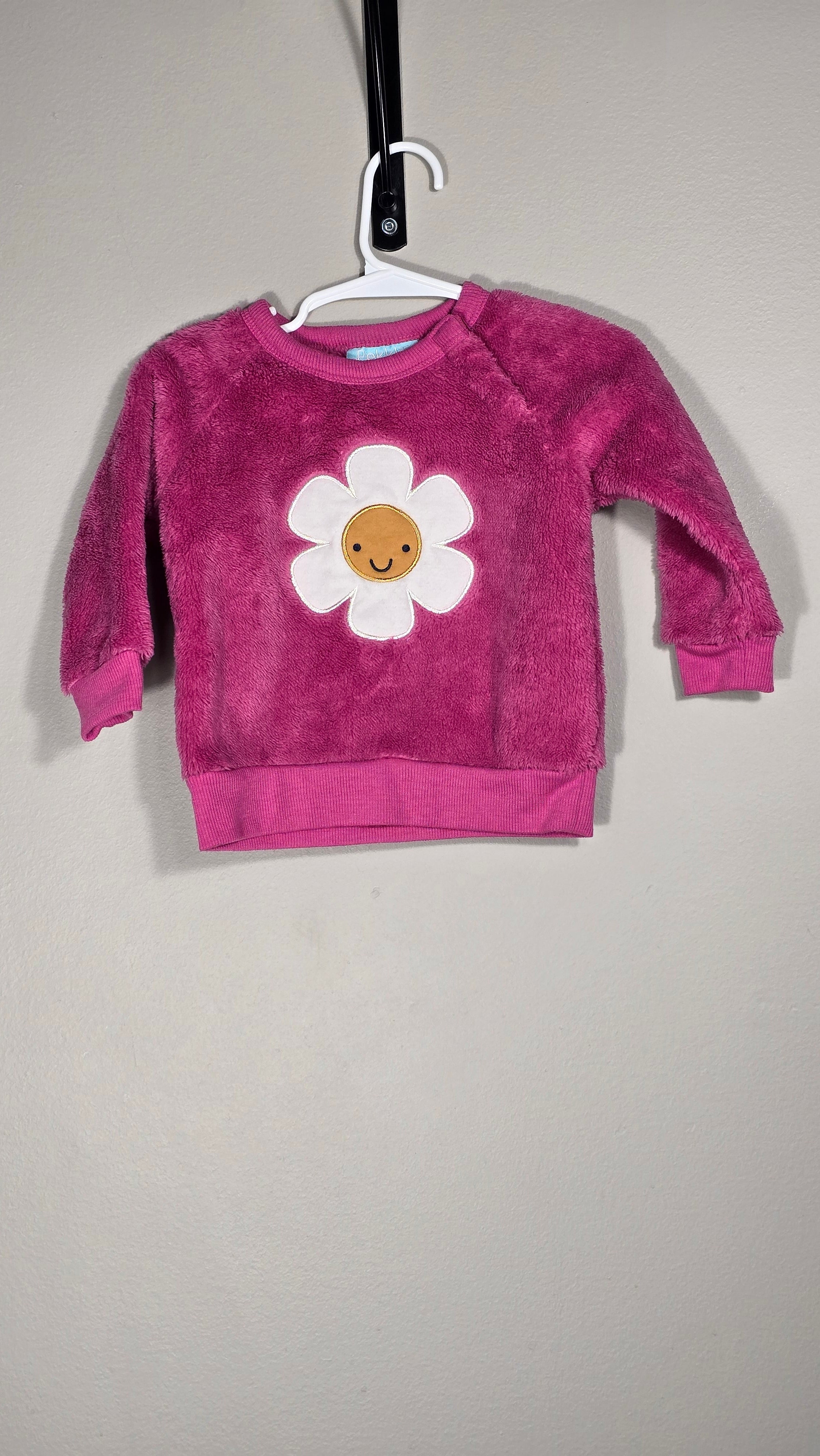 CONS JFR | Chandail en peluche - fleur sourire | Pekkle | 12 mois