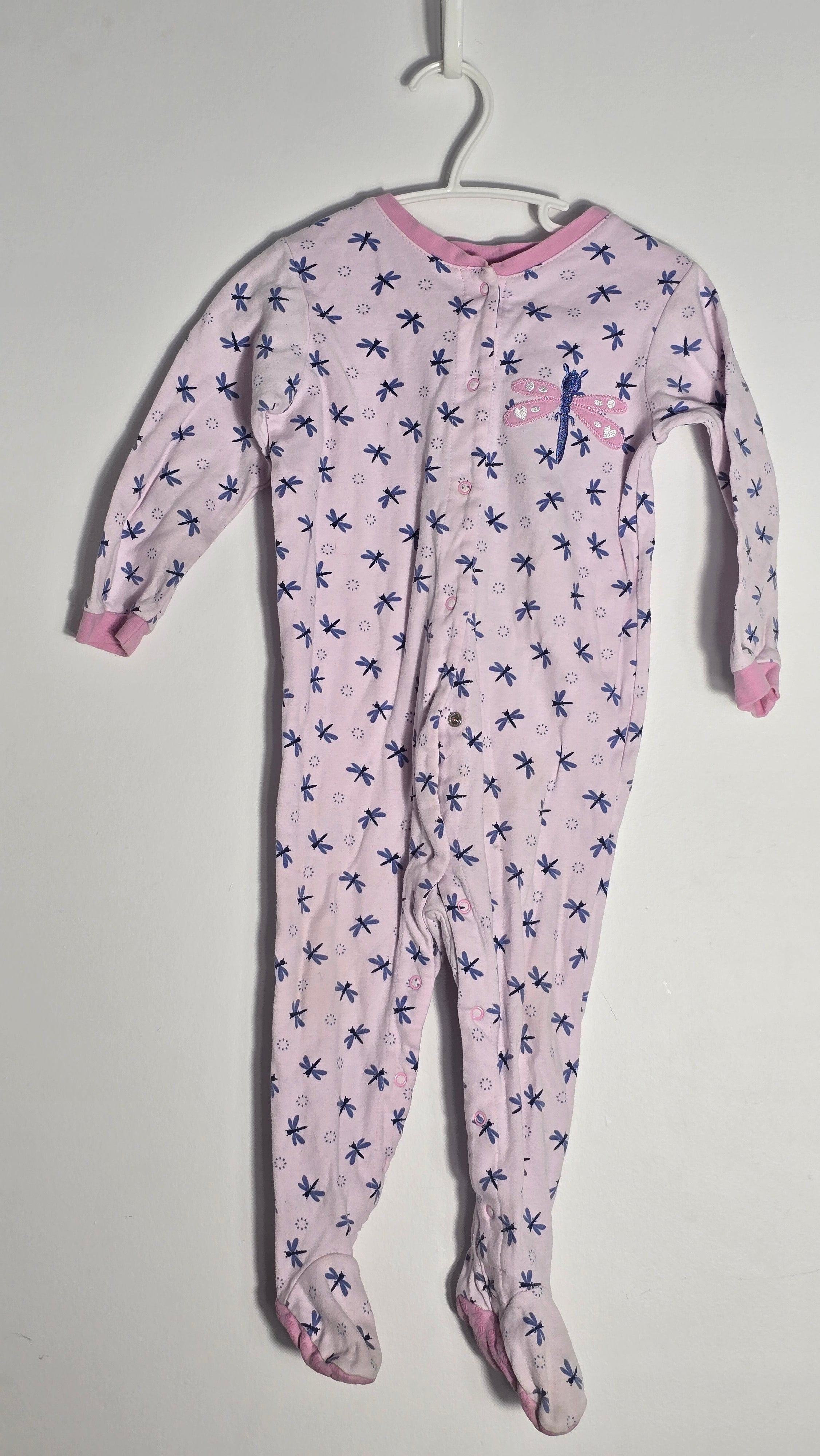 Pyjama à boutons libellules | Pekkle | 18 mois *Léger mousseux