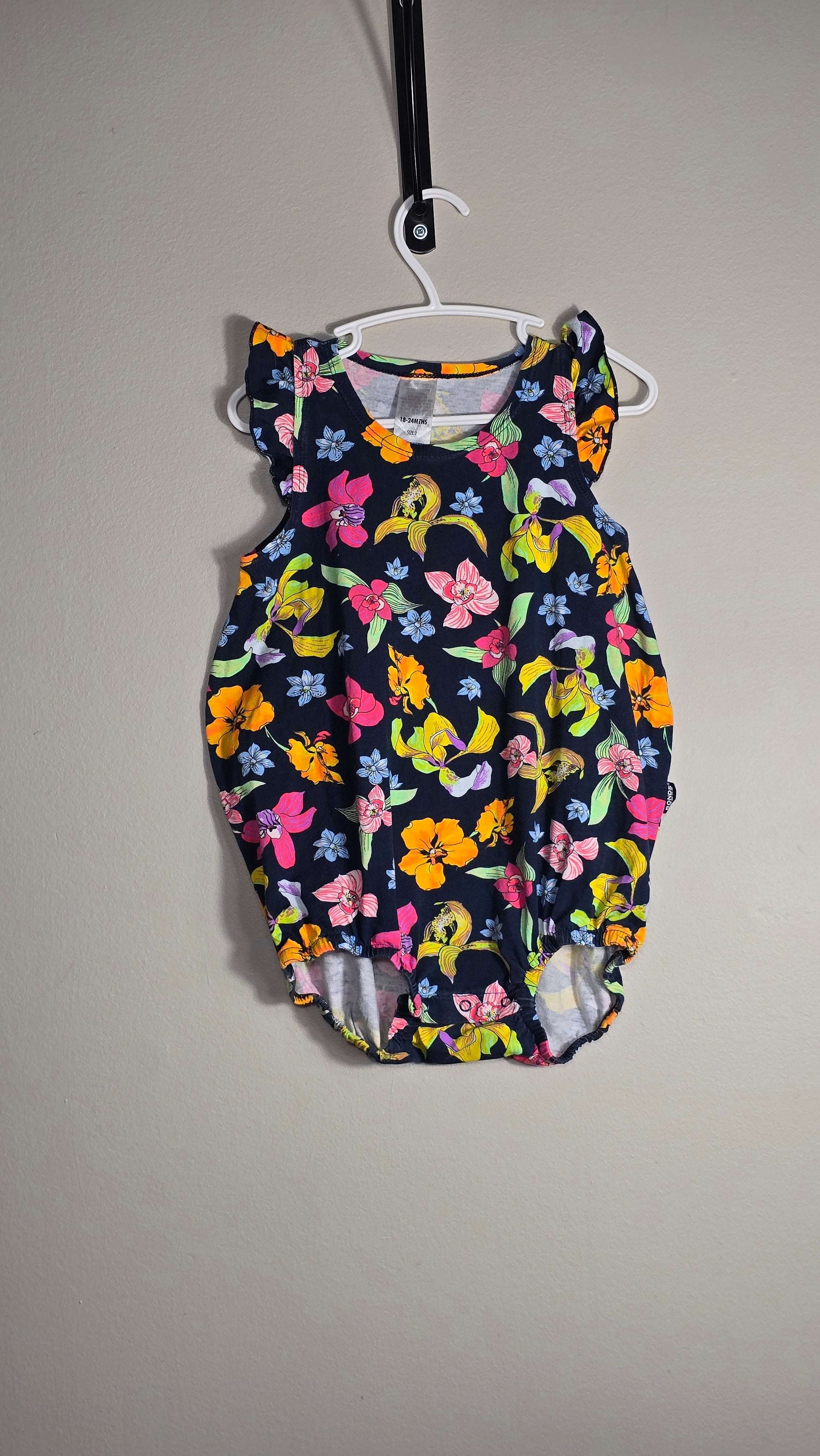 Barboteuse fleurs | Bonds | 18-24 mois