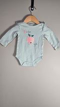 Cache-couche à manches longues "A is for apple" | PL baby | 6 mois *Imparfait