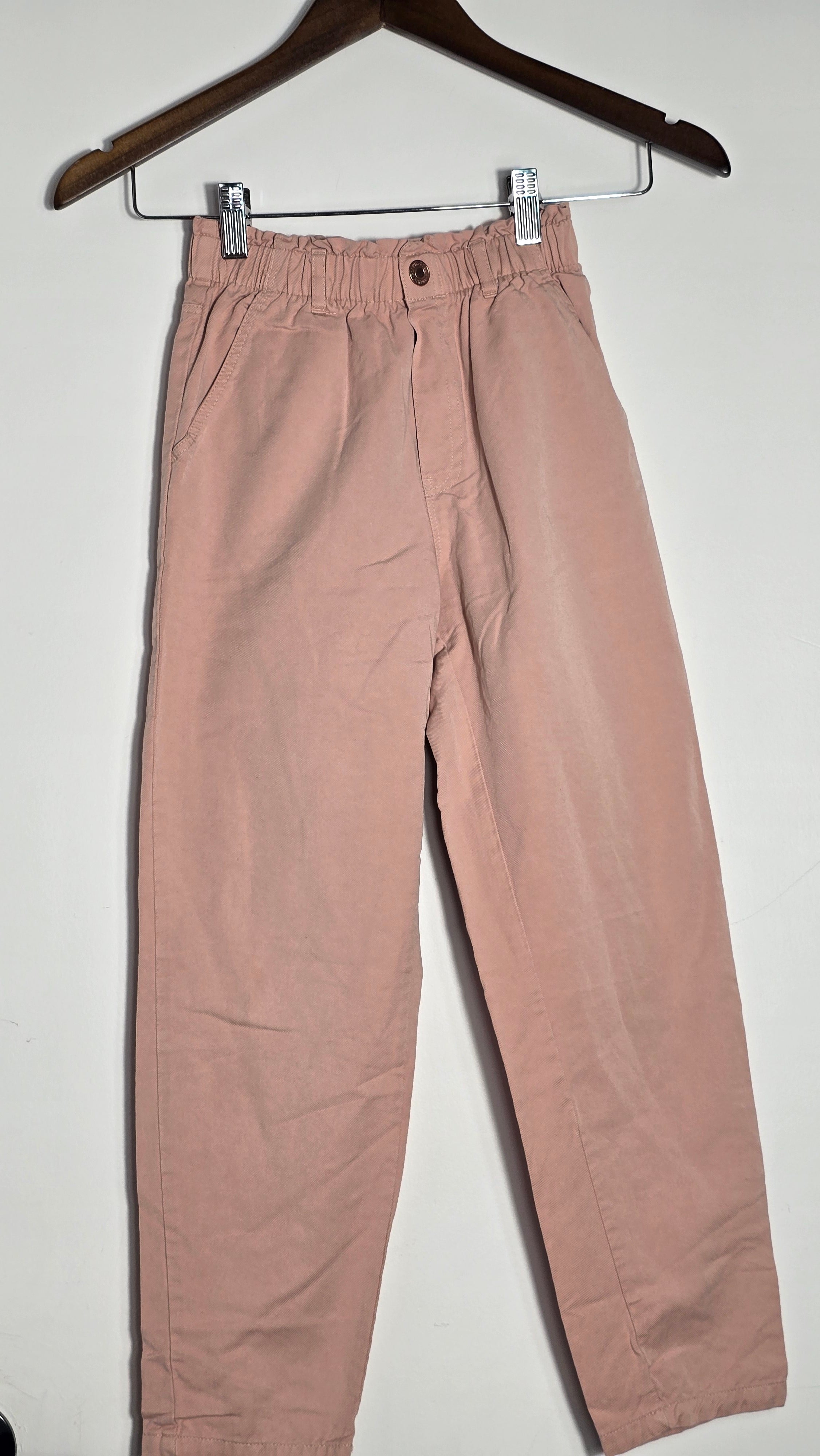 Jeans minces coupe décontractée taille paperbag | H&M | 8-9A