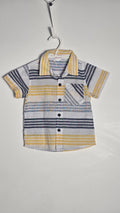 Chemise 100%coton effet lin | NZC | 2T *Vintage?