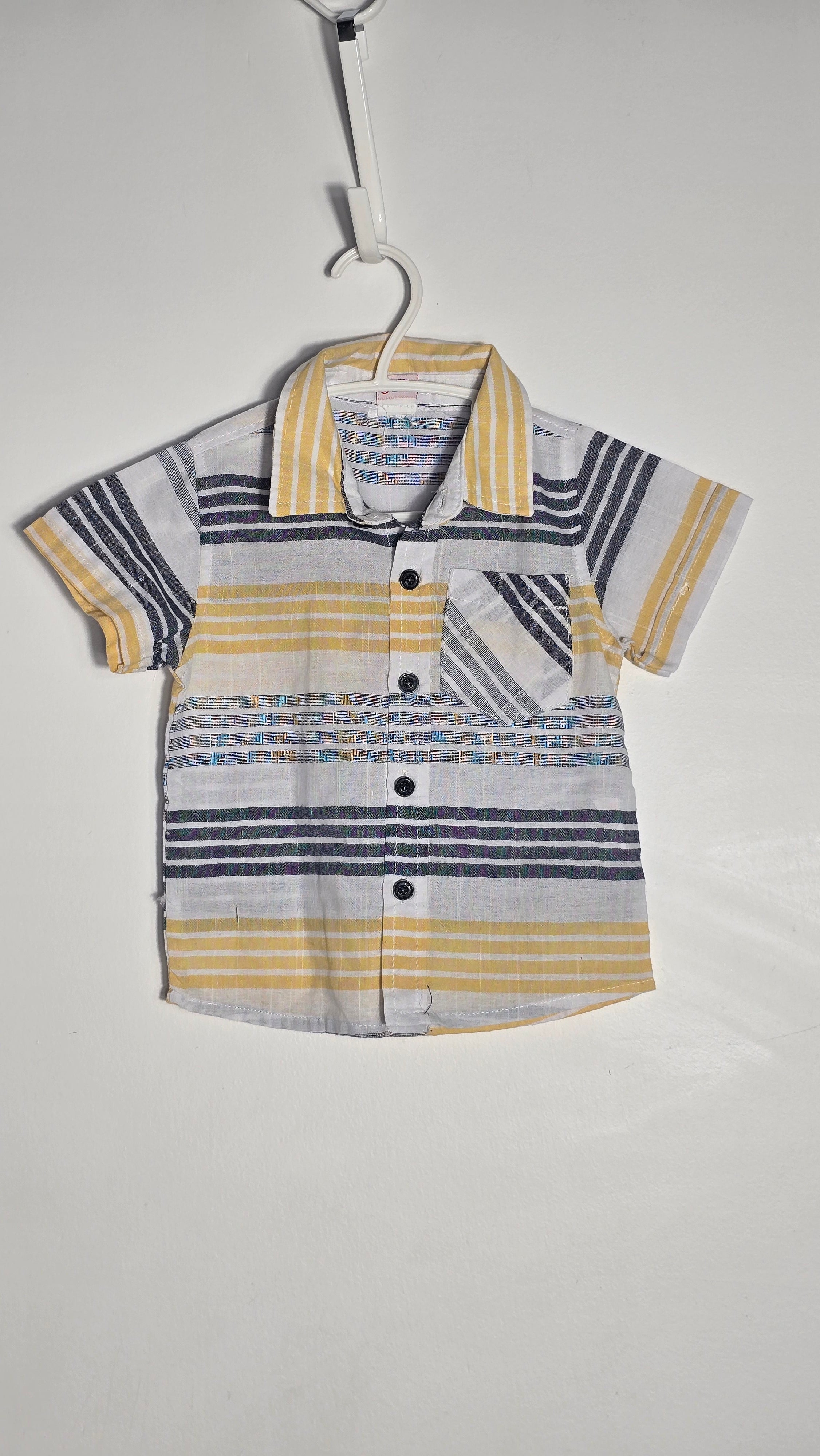 Chemise 100%coton effet lin | NZC | 2T *Vintage?