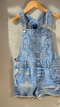 Distressed denim shortalls | Gap Kids | S (6-7 years)