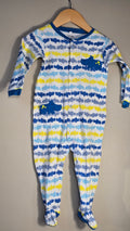 Hippo button-up pajama | Pekkle | 18 months *Slightly fuzzy