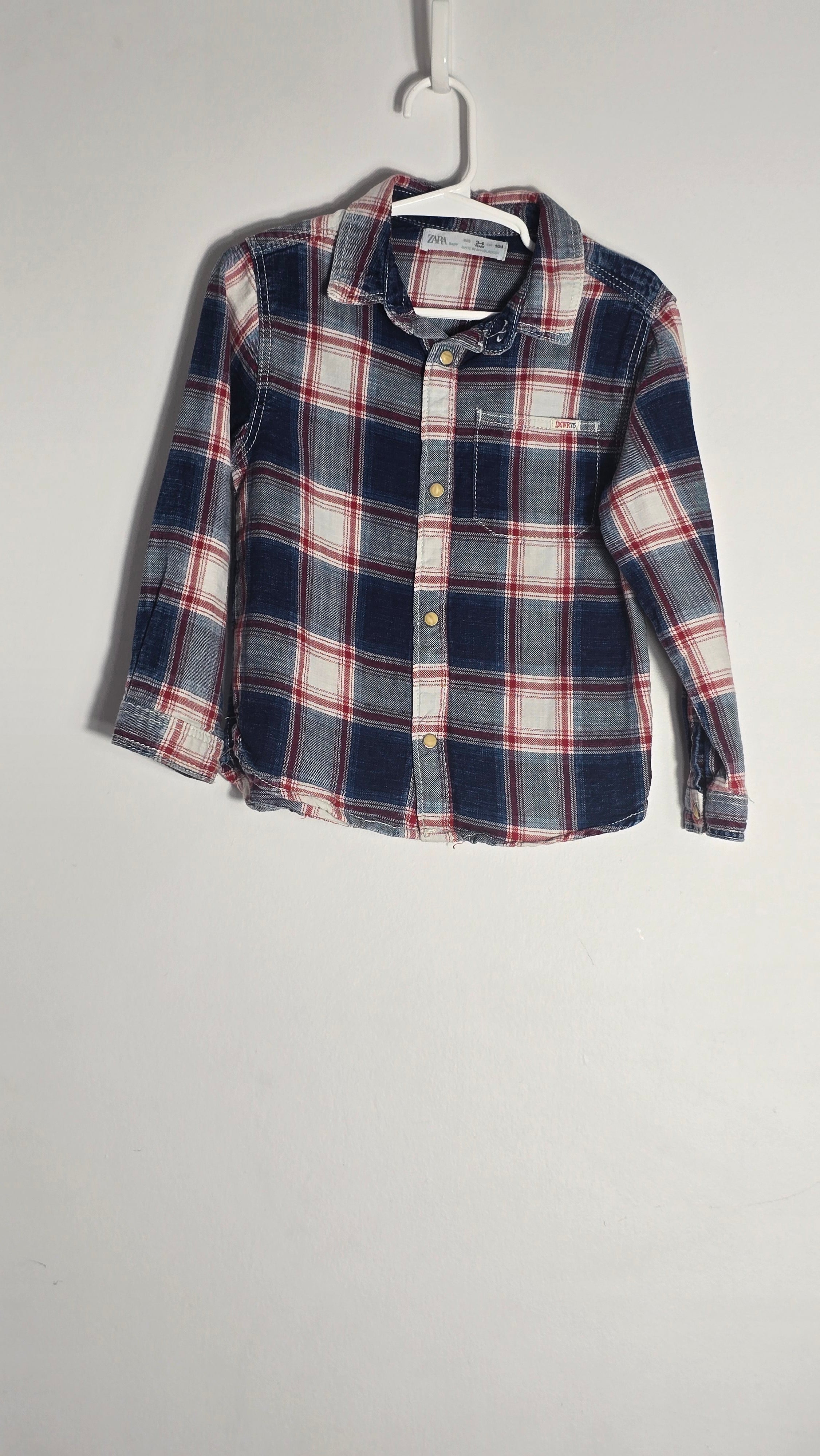 Chemise à carreaux | Zara | 3-4A