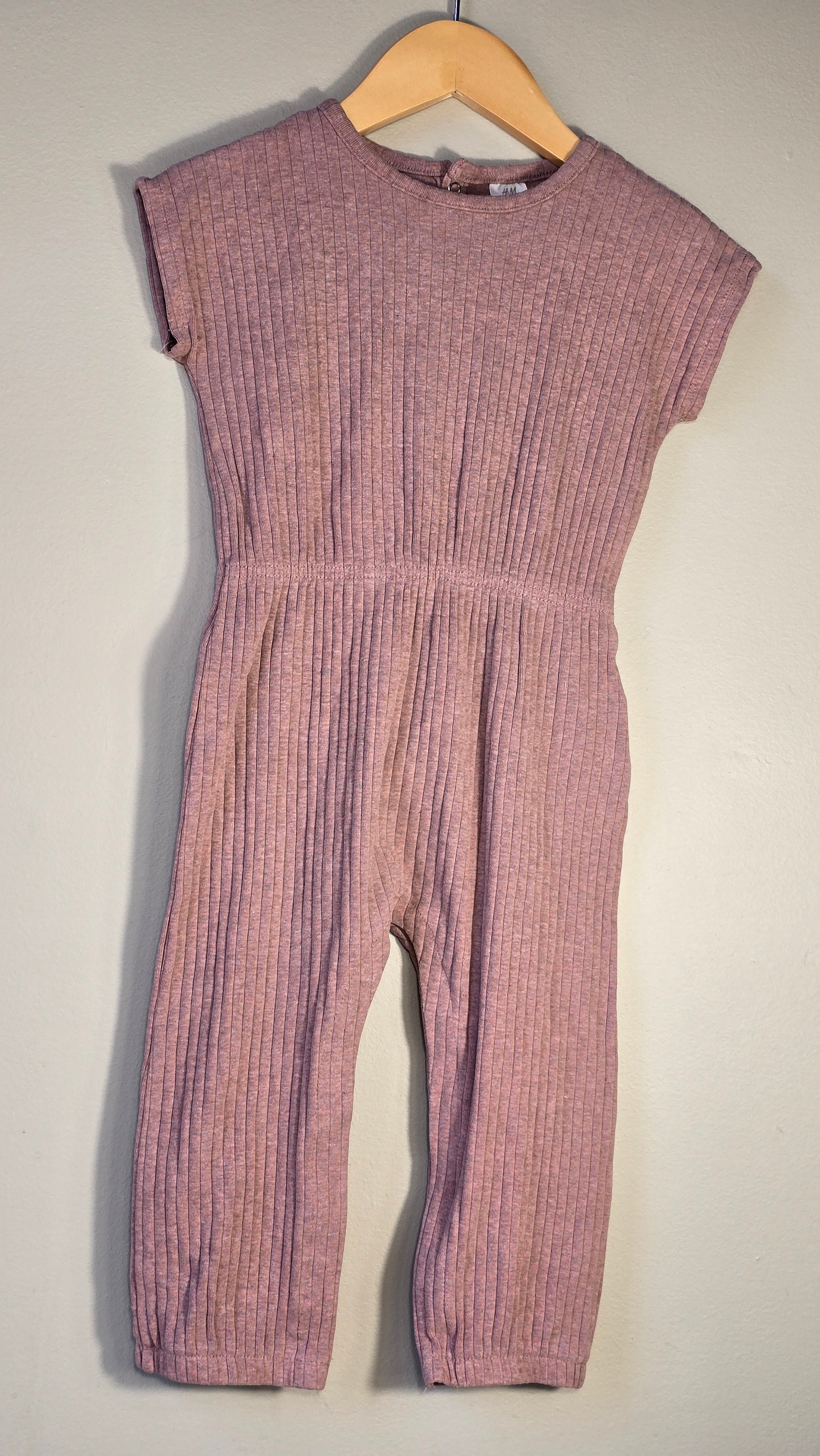 Organic cotton short-sleeved jumper | H&M | 1 1/2-2 years *stretch fabric