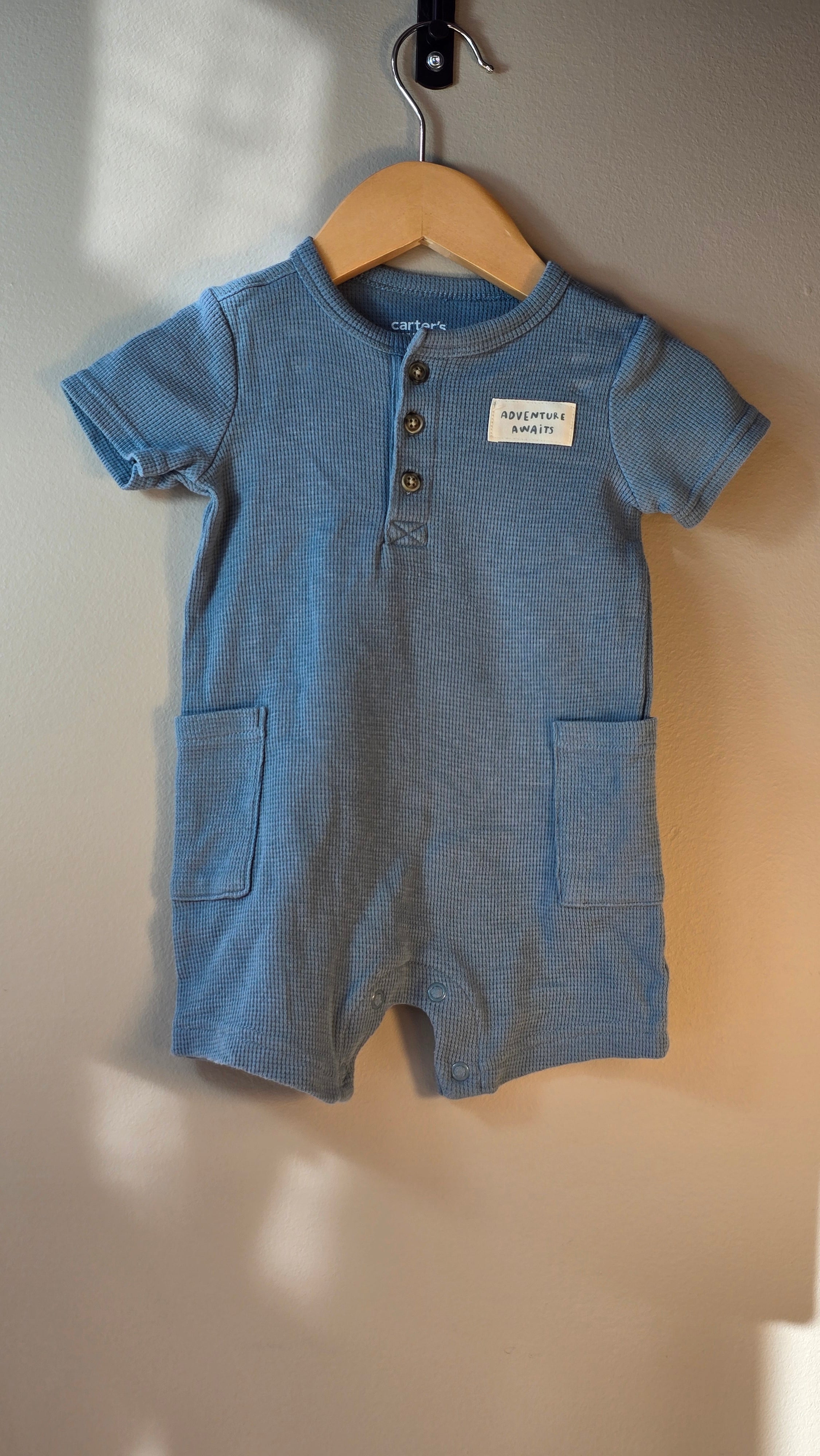 Barboteuse gaufrée | Carter's | 6-9 mois