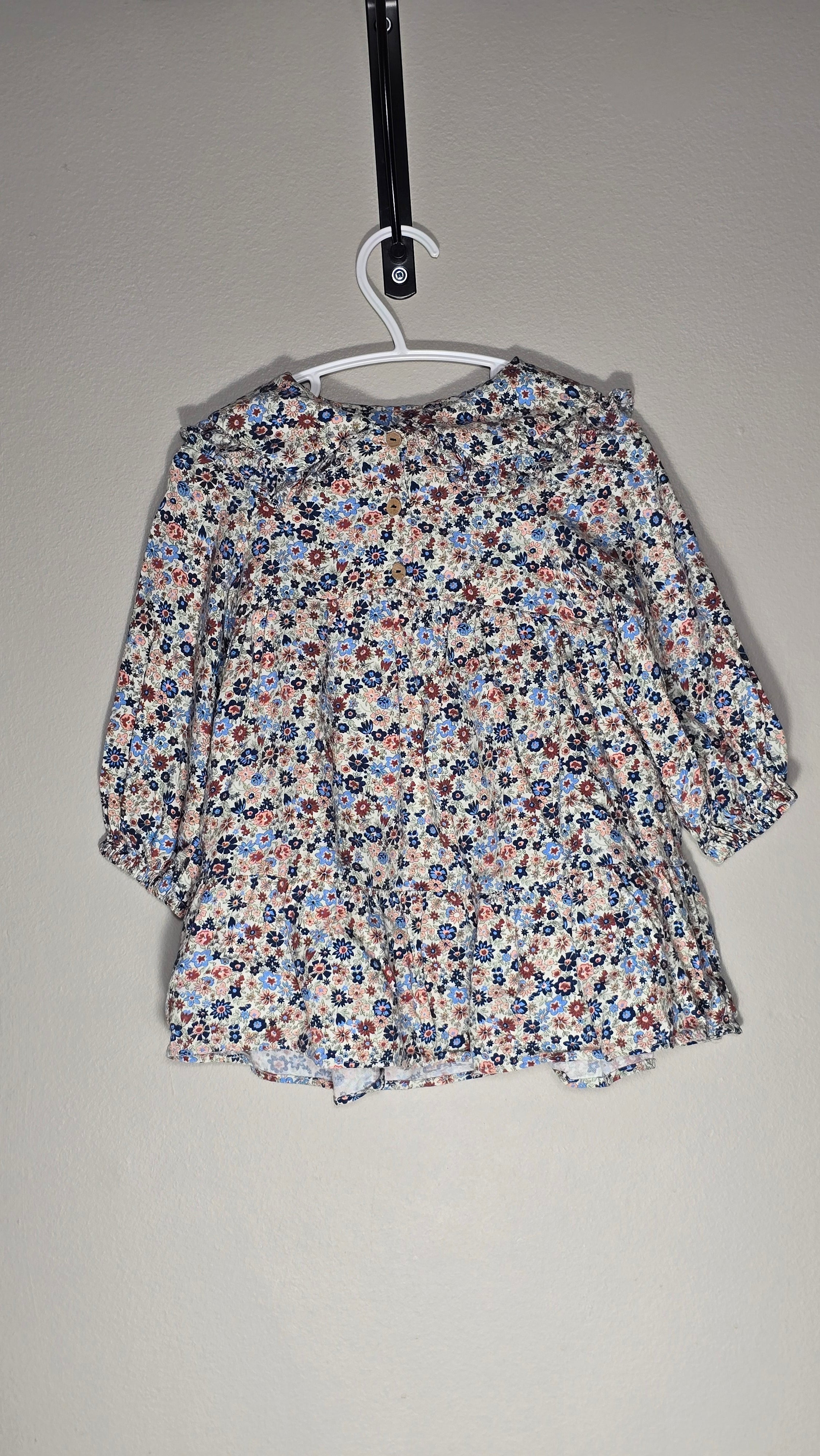 Robe fleurie doublée | Zara | 18-24 mois