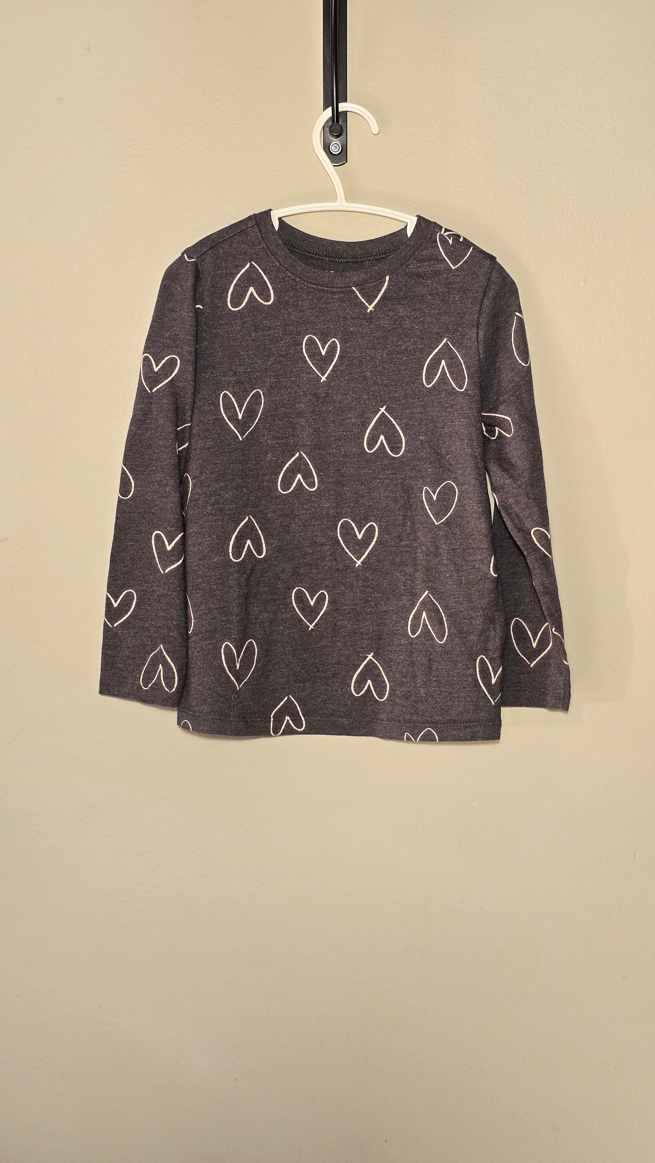 Chandail à manches longues coeurs | Old Navy | 5T