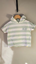 Short-sleeved hoodie | Rise little earthling | 3-4 years