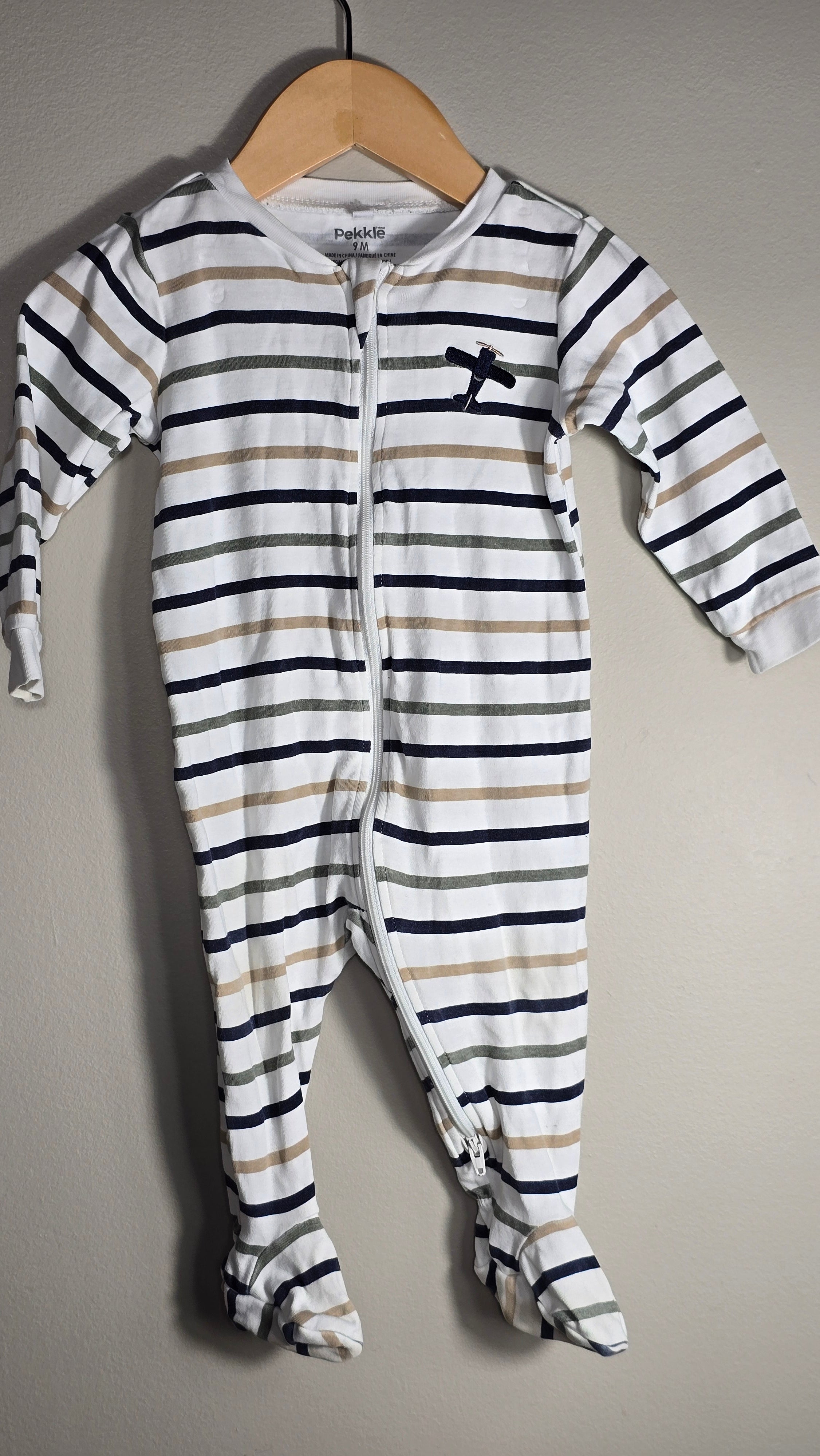 Pyjama avion ligné | Pekkle | 9 mois