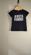 T-Shirt "Insta famous" | Children's place | 4T *Pâli *Écriture scintillante