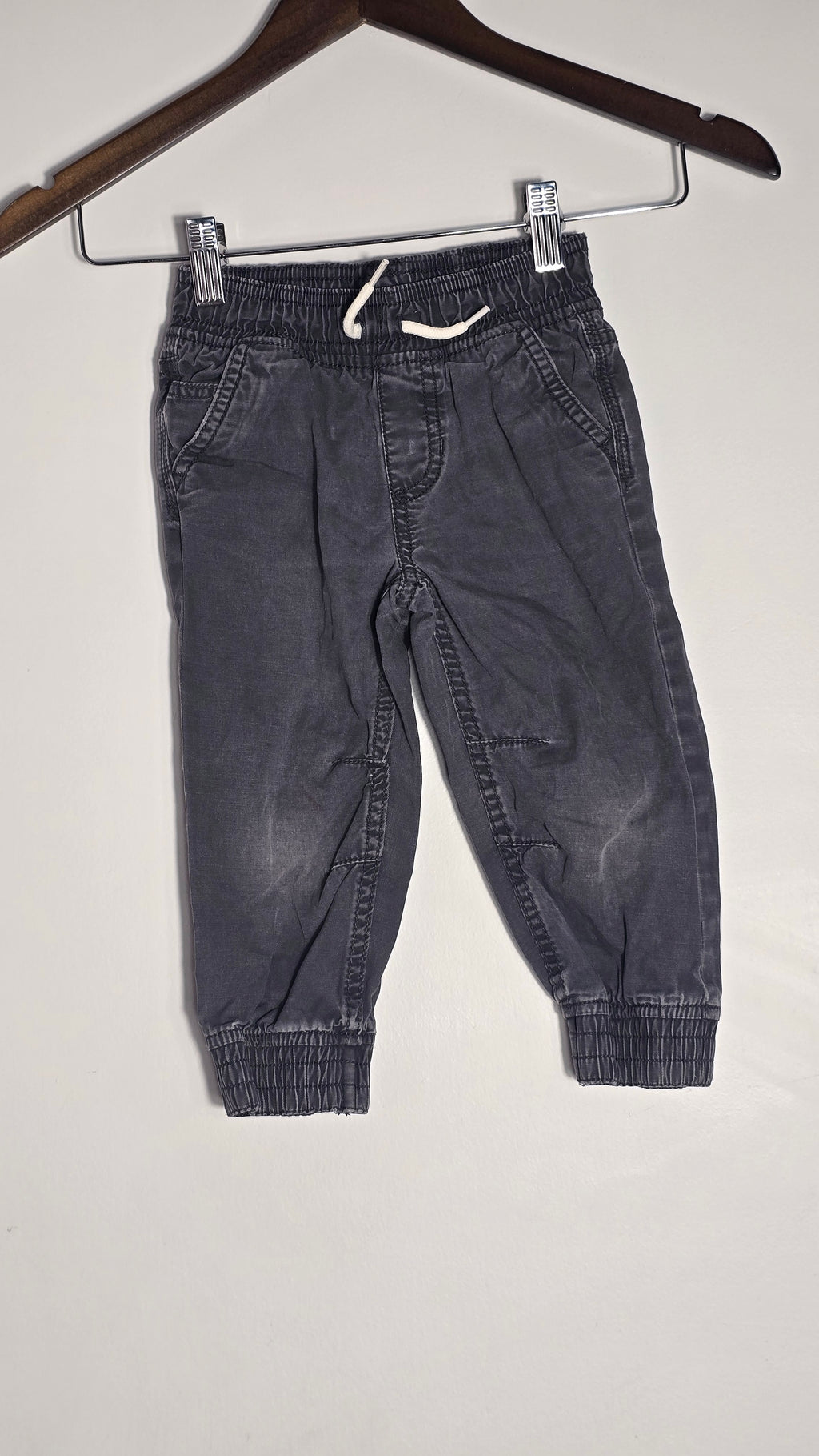 Jogger en denim | Joe Fresh | 2T *un peu pâli, petite tache