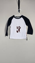 Baseball tee ballet | Trigolo | 6-12 mois *neuf