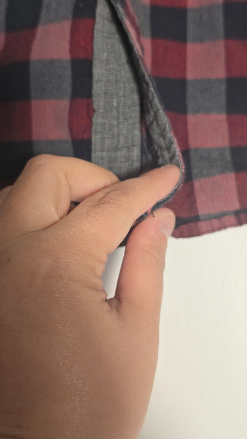 Chemise à carreaux 100% coton | Nanö | 2T *un bouton est défait