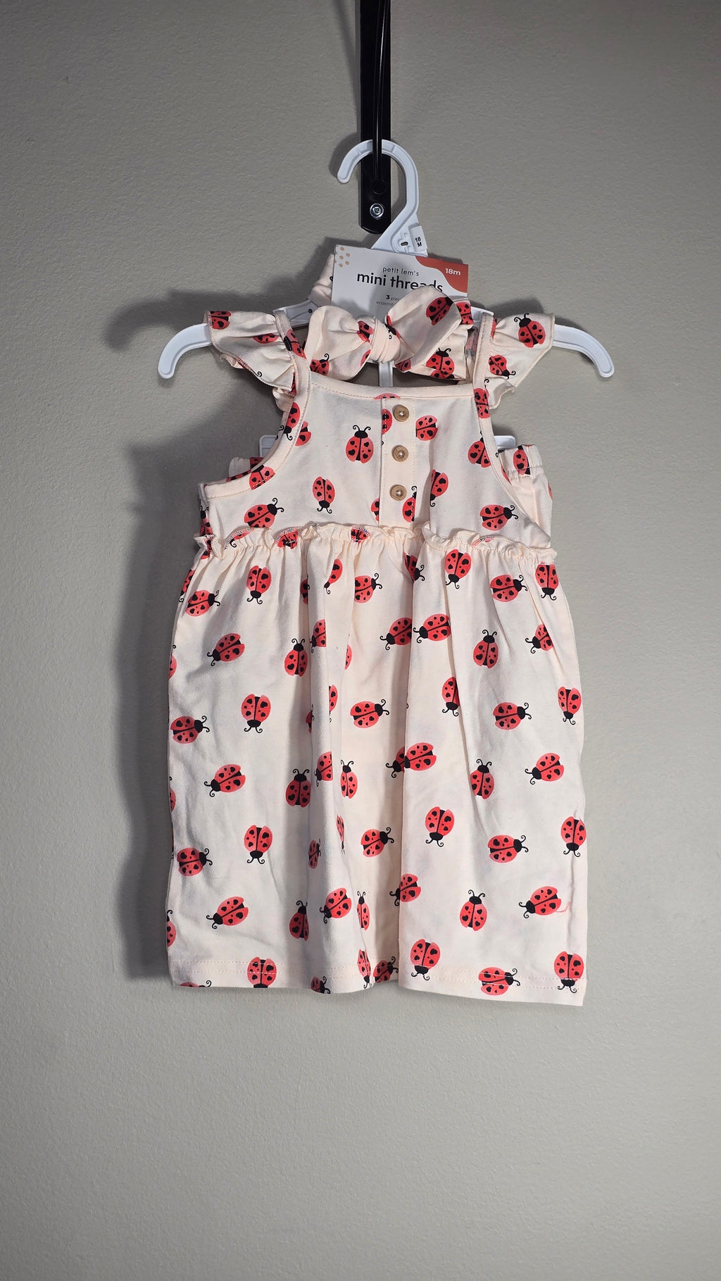 Robe coccinelles avec bloomer et bandeau | Mini threads by Petit Lem | 18 mois *Neuve
