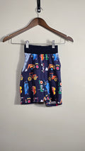 Short en molleton machinerie x Stitch | Marque inconnue (Confection) | Estimé 4T