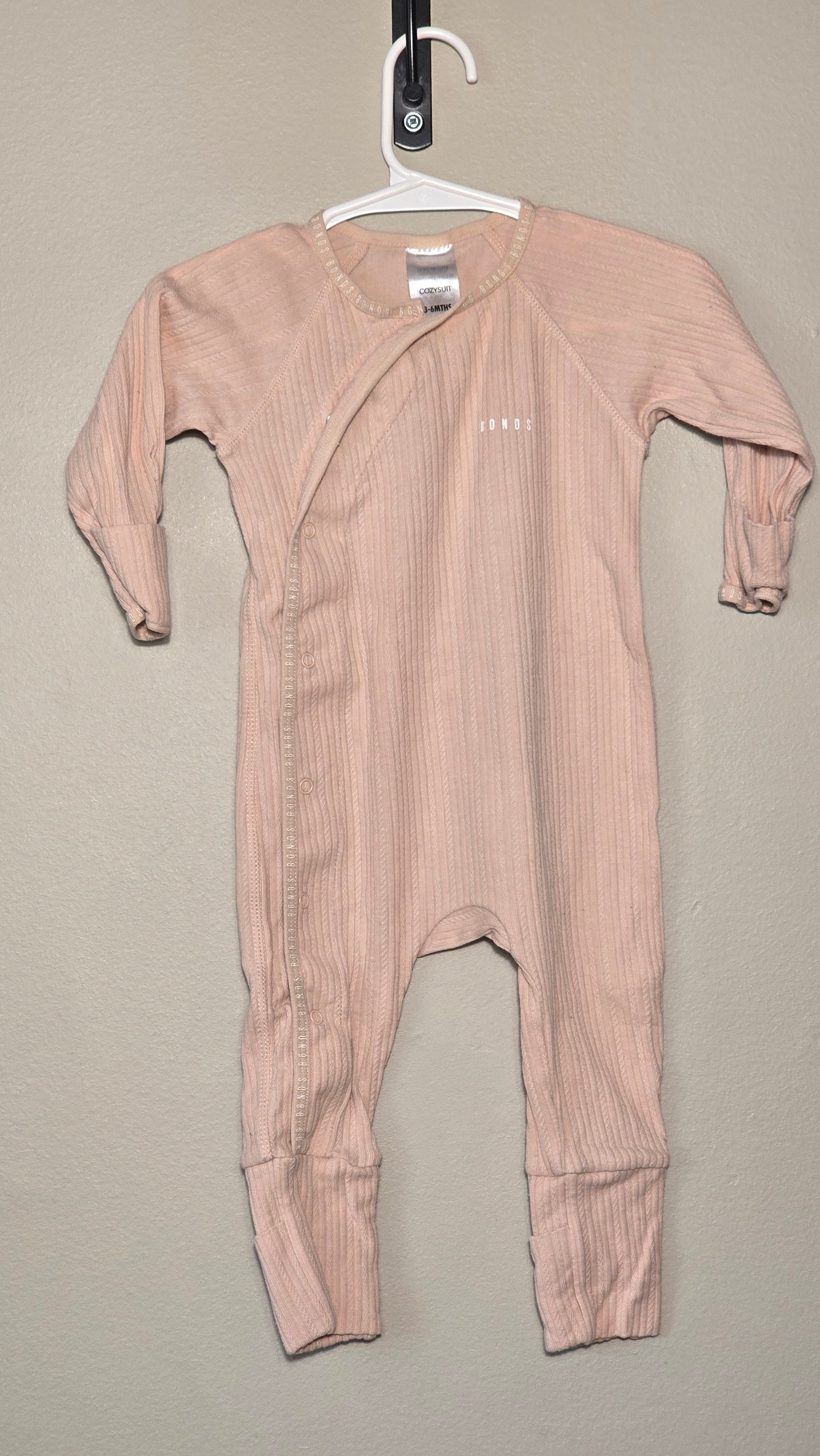 Cozysuit à pieds et mains refermables | Bonds | 3-6 mois