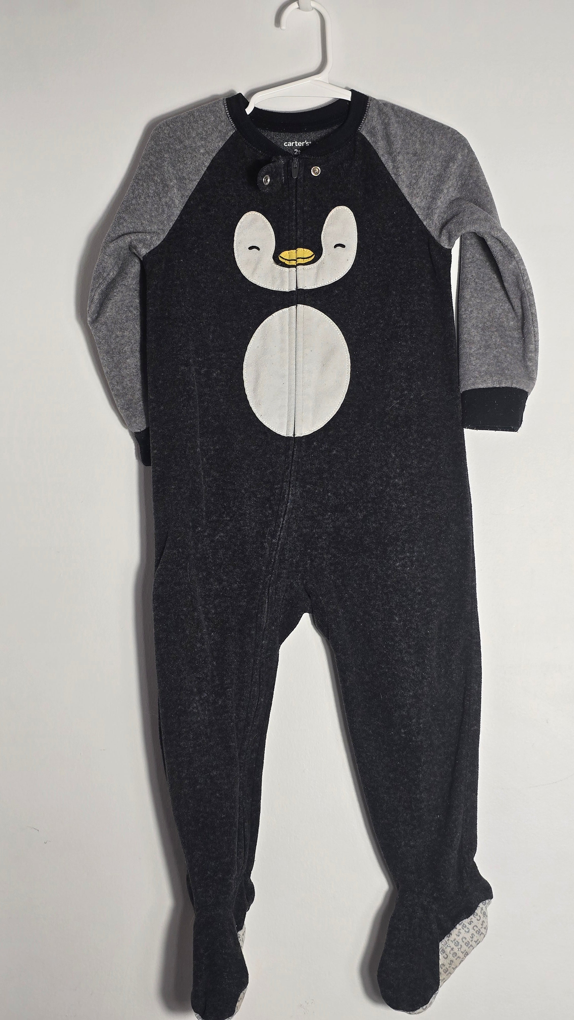Pyjama pingouin en polar | Carter's | 2T *Léger mousseux