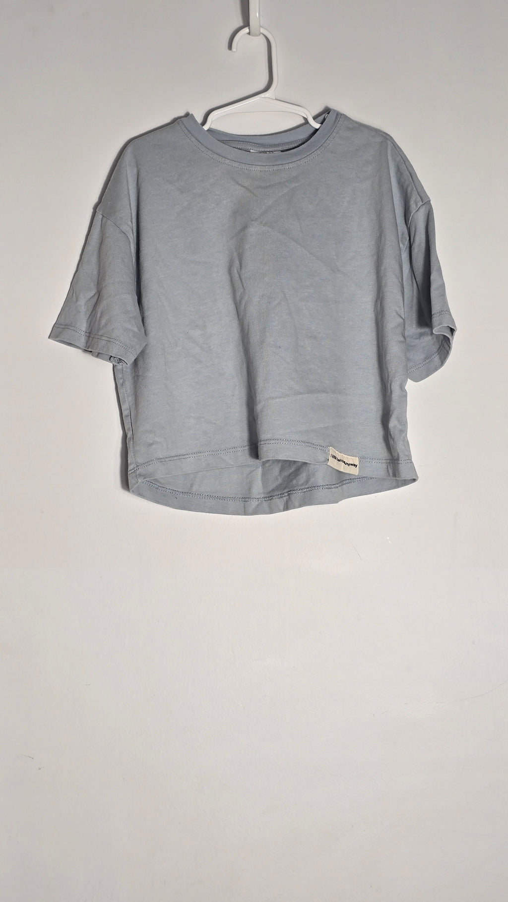 T-shirt écourté "I will dance anyway" | Zara | 8-9A *Tissu plutôt épais