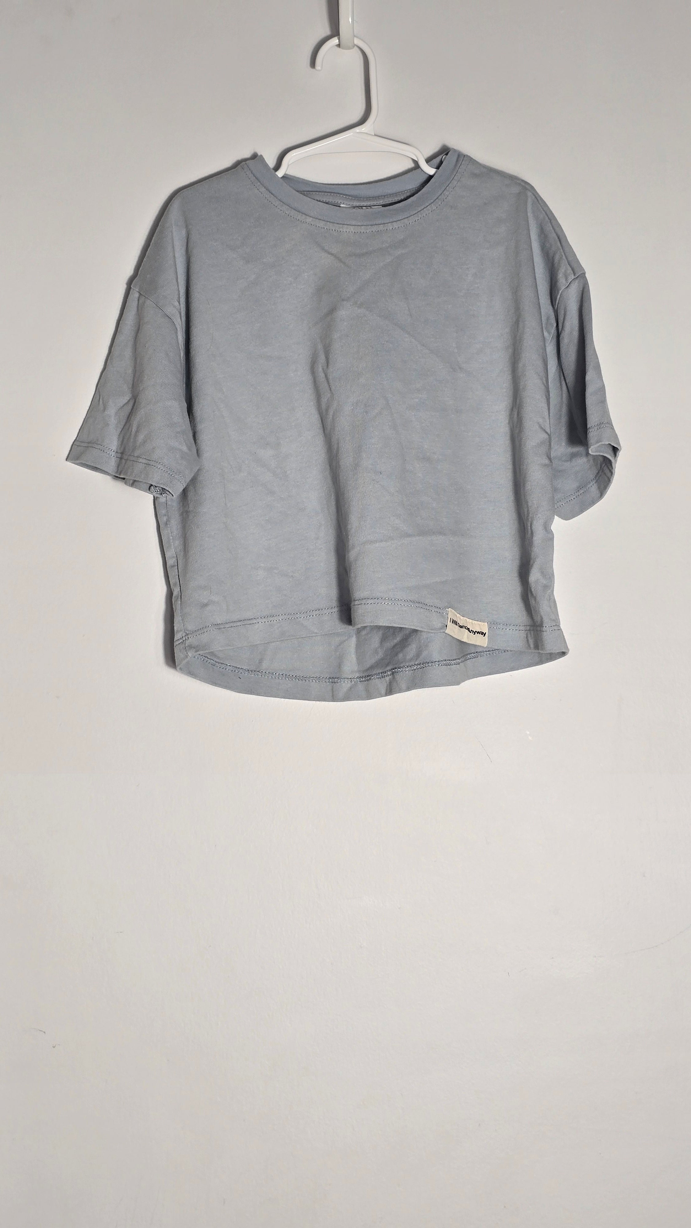 T-shirt écourté "I will dance anyway" | Zara | 8-9A *Tissu plutôt épais