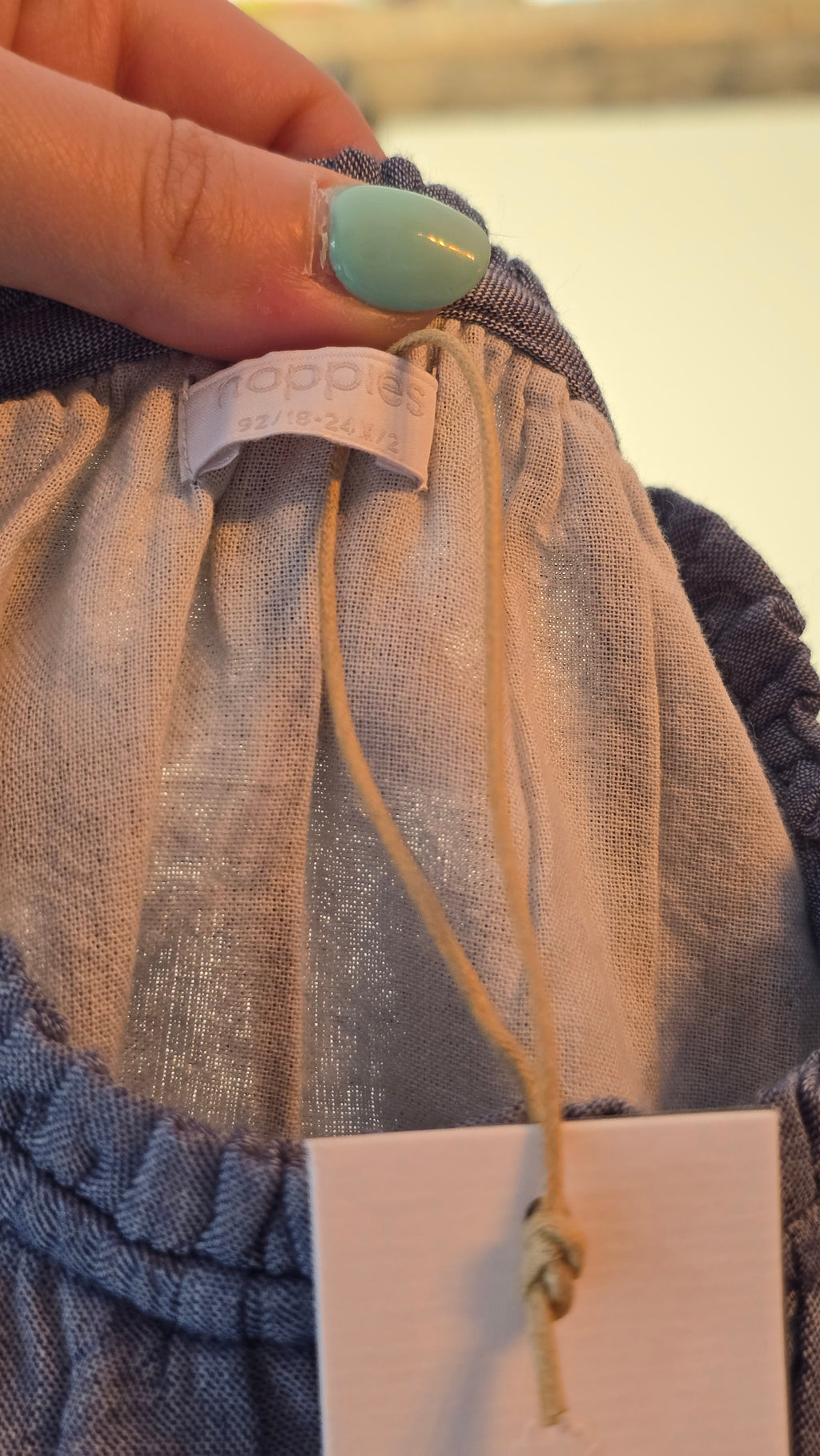 *Neuve* Robe en denim Noppies 18-24 mois