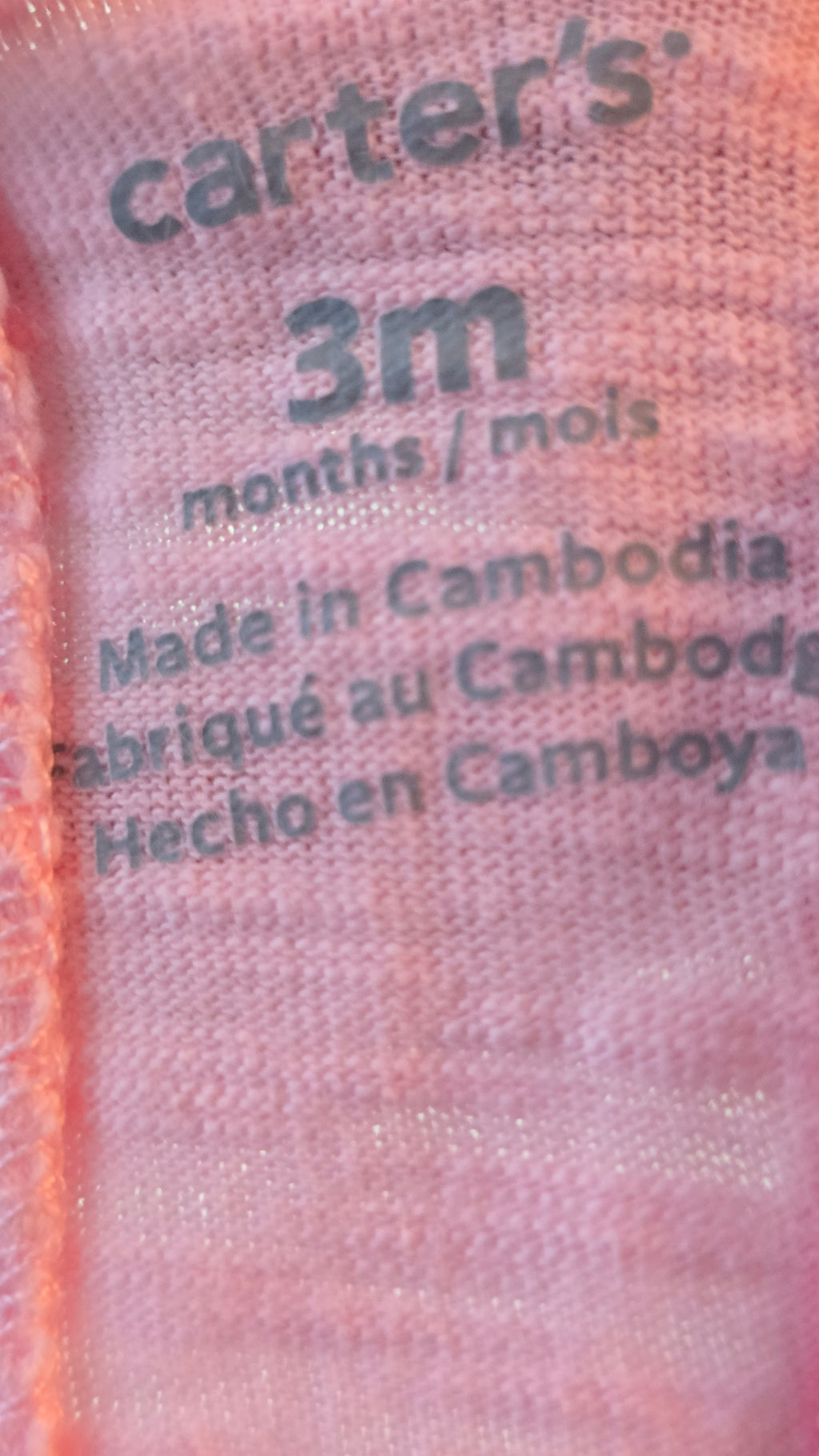 Barboteuse Carter's 3 mois
