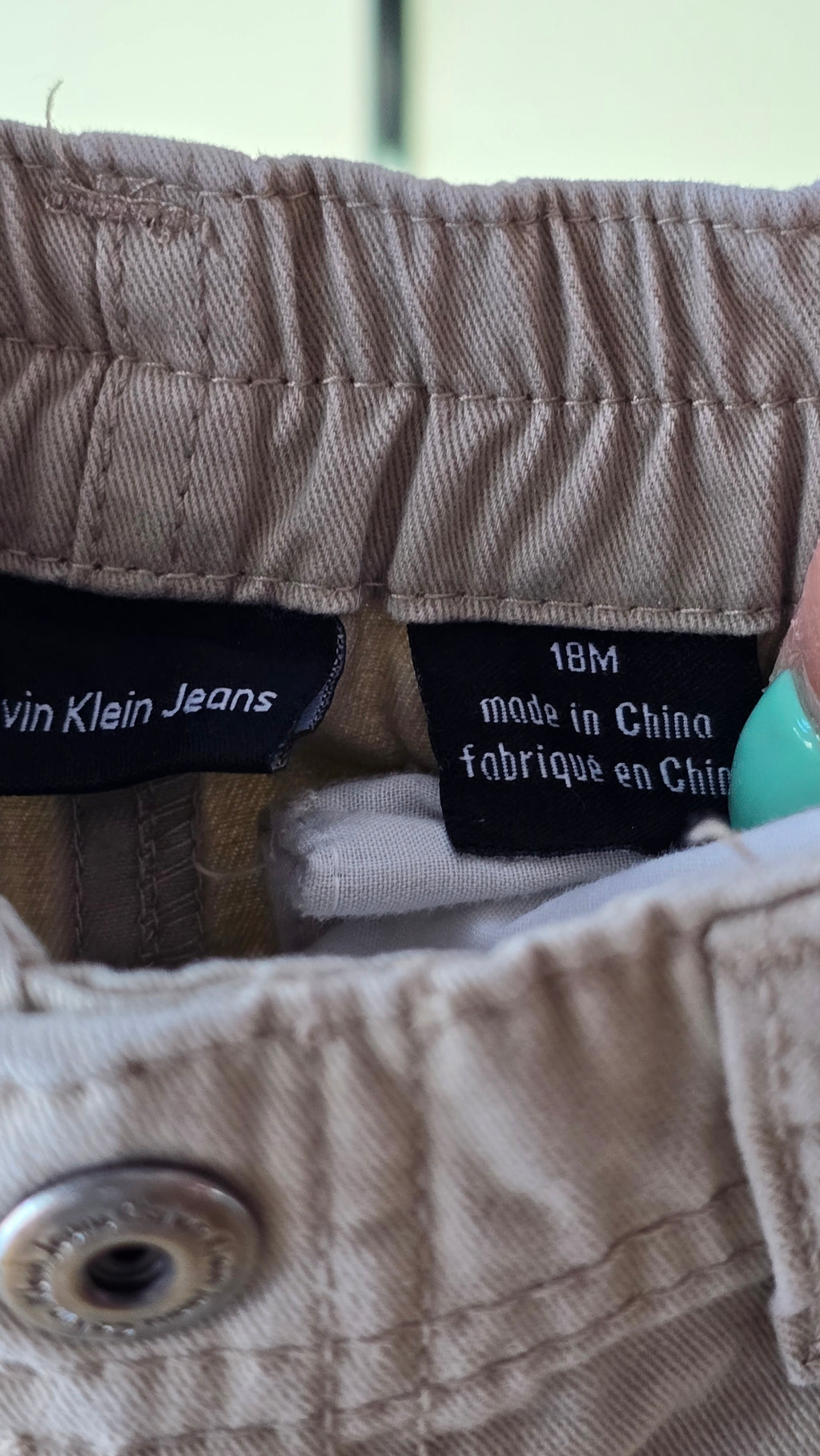 Short cargo Calvin Klein 18 mois