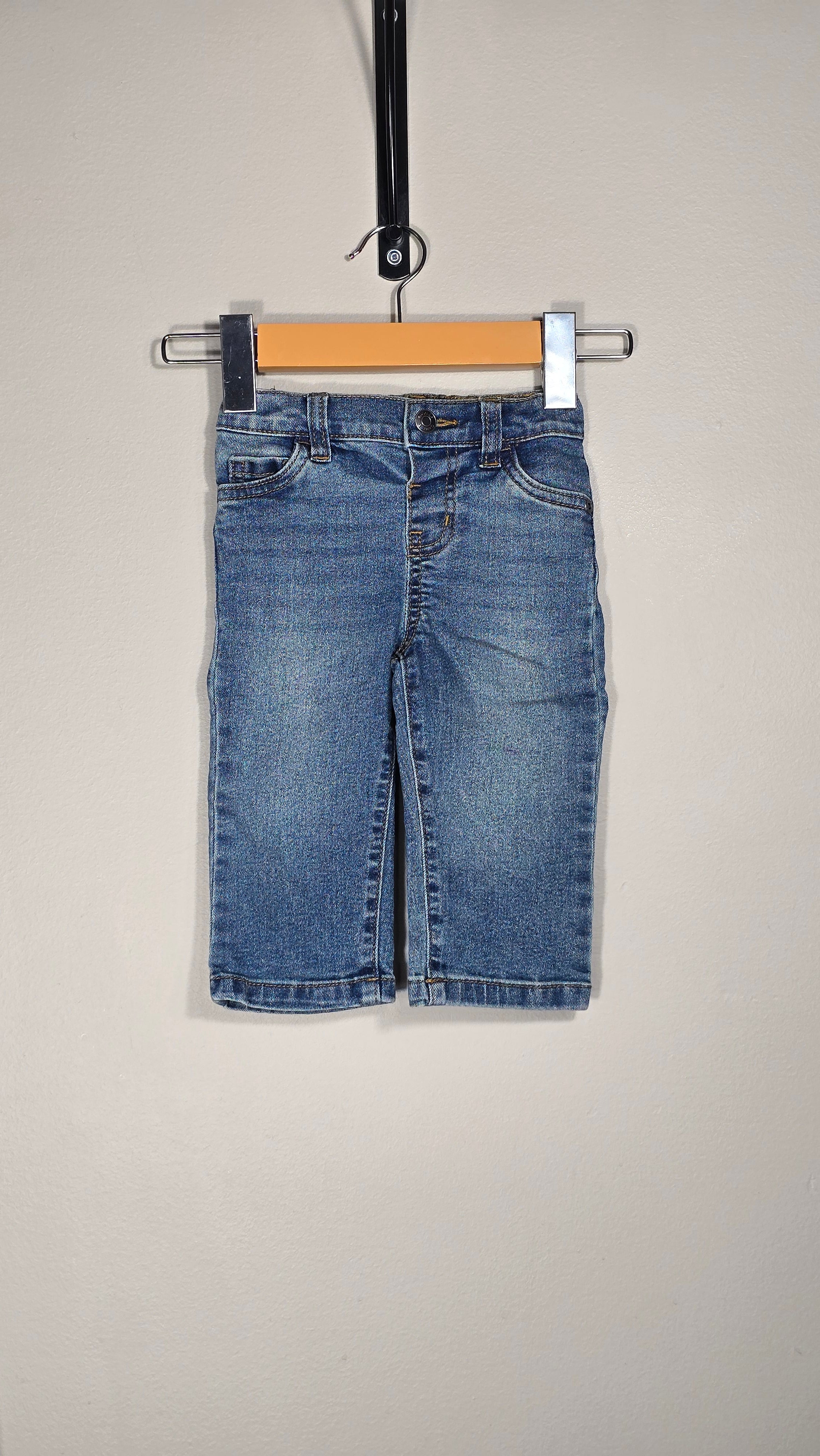 CONS CN 1 | Adjustable Waist Straight Leg Jeans | George | 6-12 Months