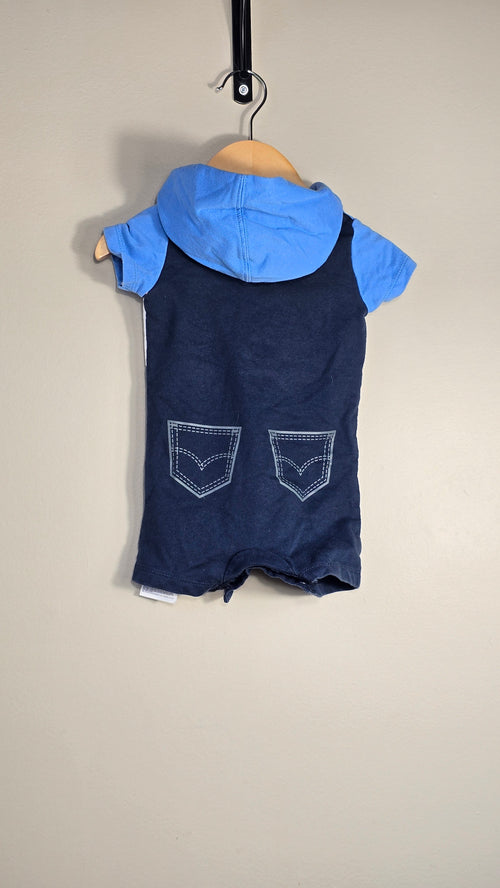 Barboteuse en molleton à capuche | Levi's | 12 mois