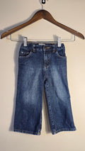 Jeans coupe bootcut (vintage?) | Children's place | 24 mois *Un peu usé aux genoux, taille ajustable