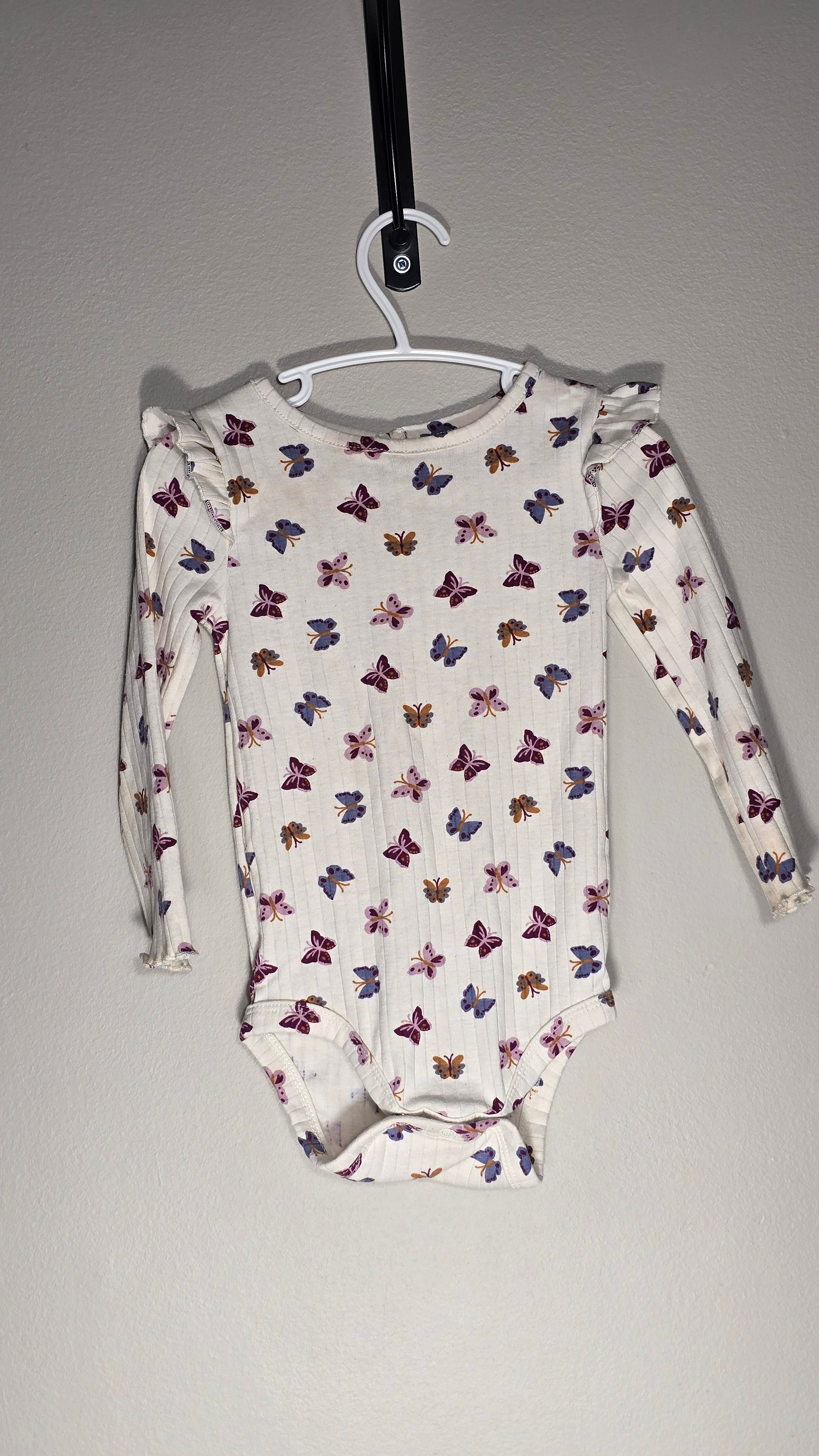 Ribbed Butterfly Bodysuit | Joe Fresh | 12-18 Months