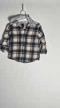 Chemise à carreaux en flanette capuche en molleton | Carter's | 18 mois
