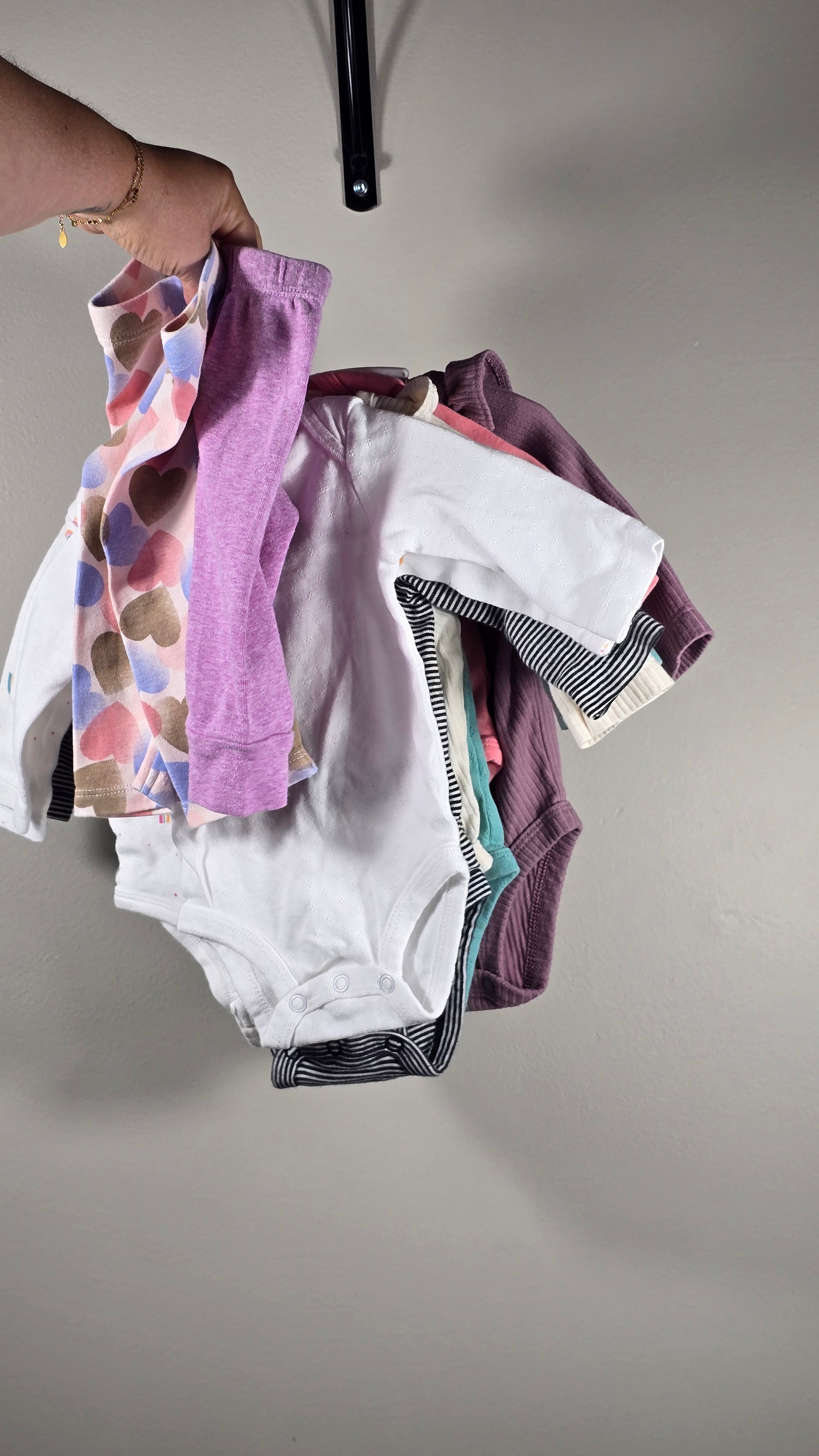 Lot de 7 cache-couches et 2 pantalons | Pekkle et Carter's | 3 mois