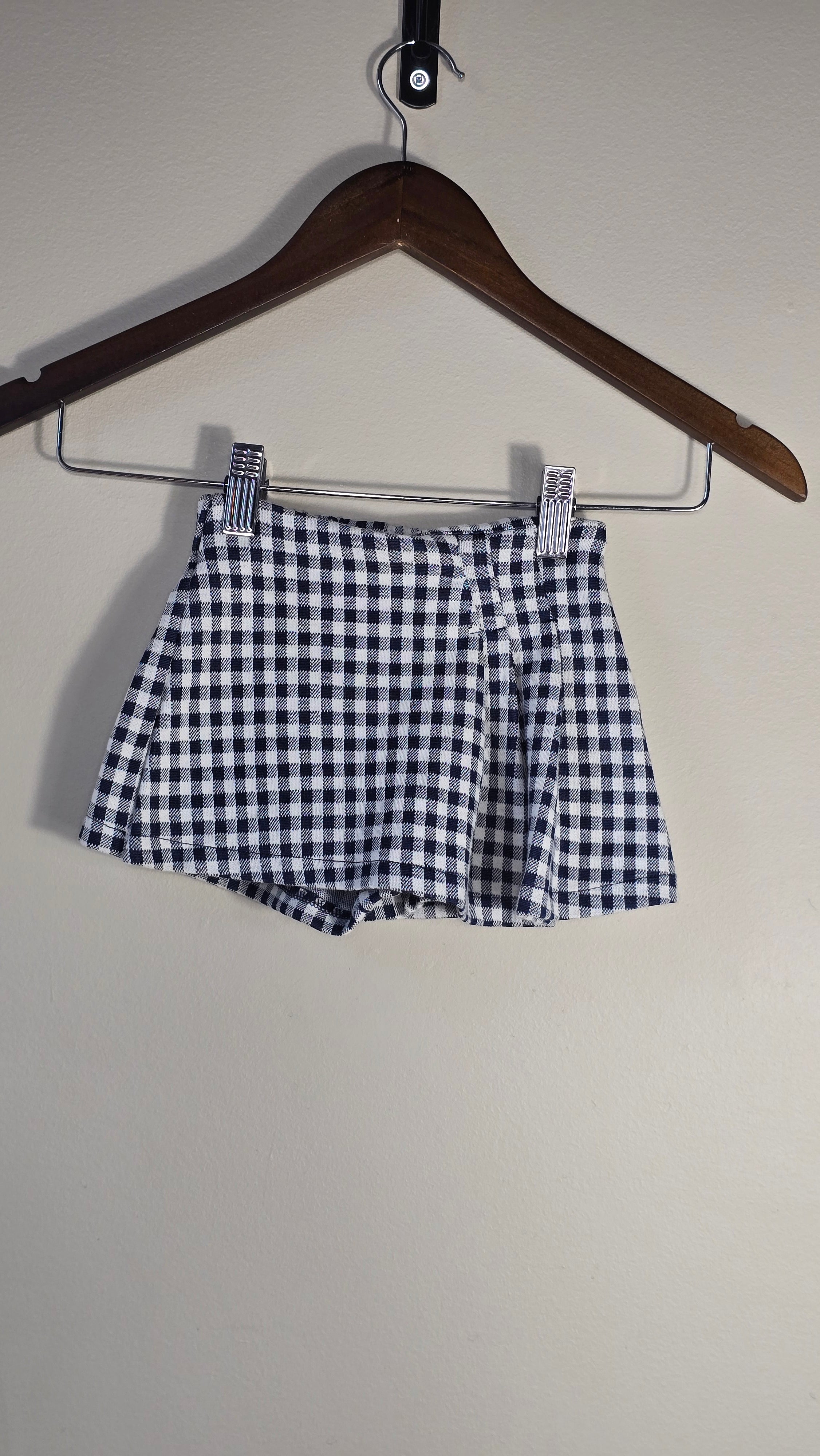 Jupe-short à carreaux | Zara | 12-18 mois *tissu extensible