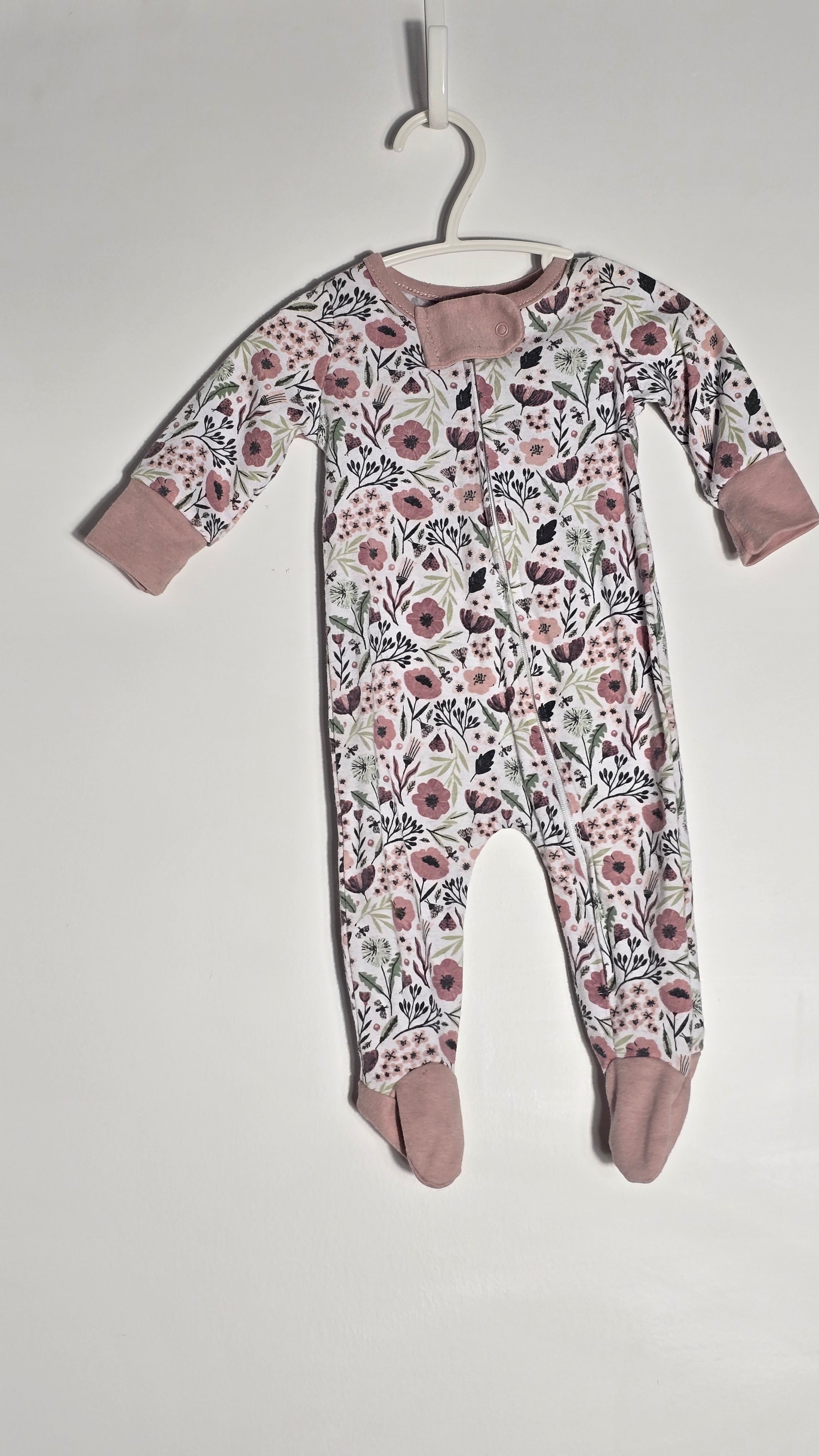Pyjama fleuri | Lila&Jack New York | 0-3 mois