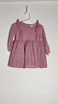 Robe à manches longues à broderies florales | Petit Lem's mini threads | 18 mois