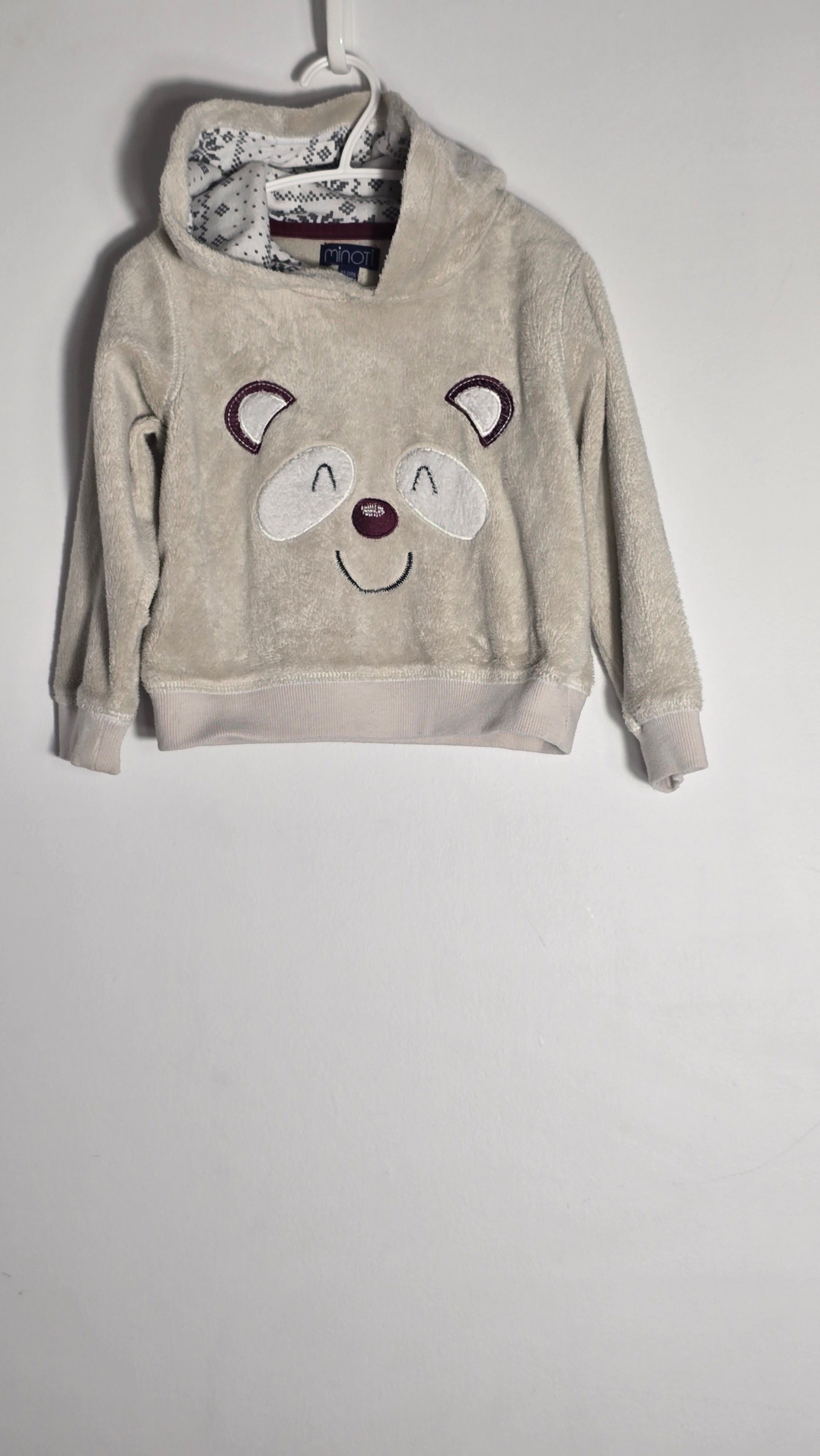 Hoodie en peluche | Minoti | 1 1/2-2T
